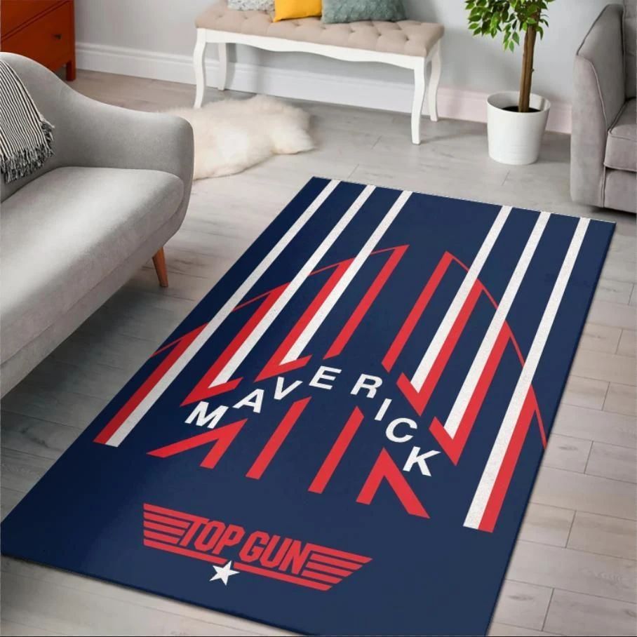 Top Gun Maverick Movies Area Rug Rugs For Living Room Rug Home Decor - Indoor Outdoor Rugs