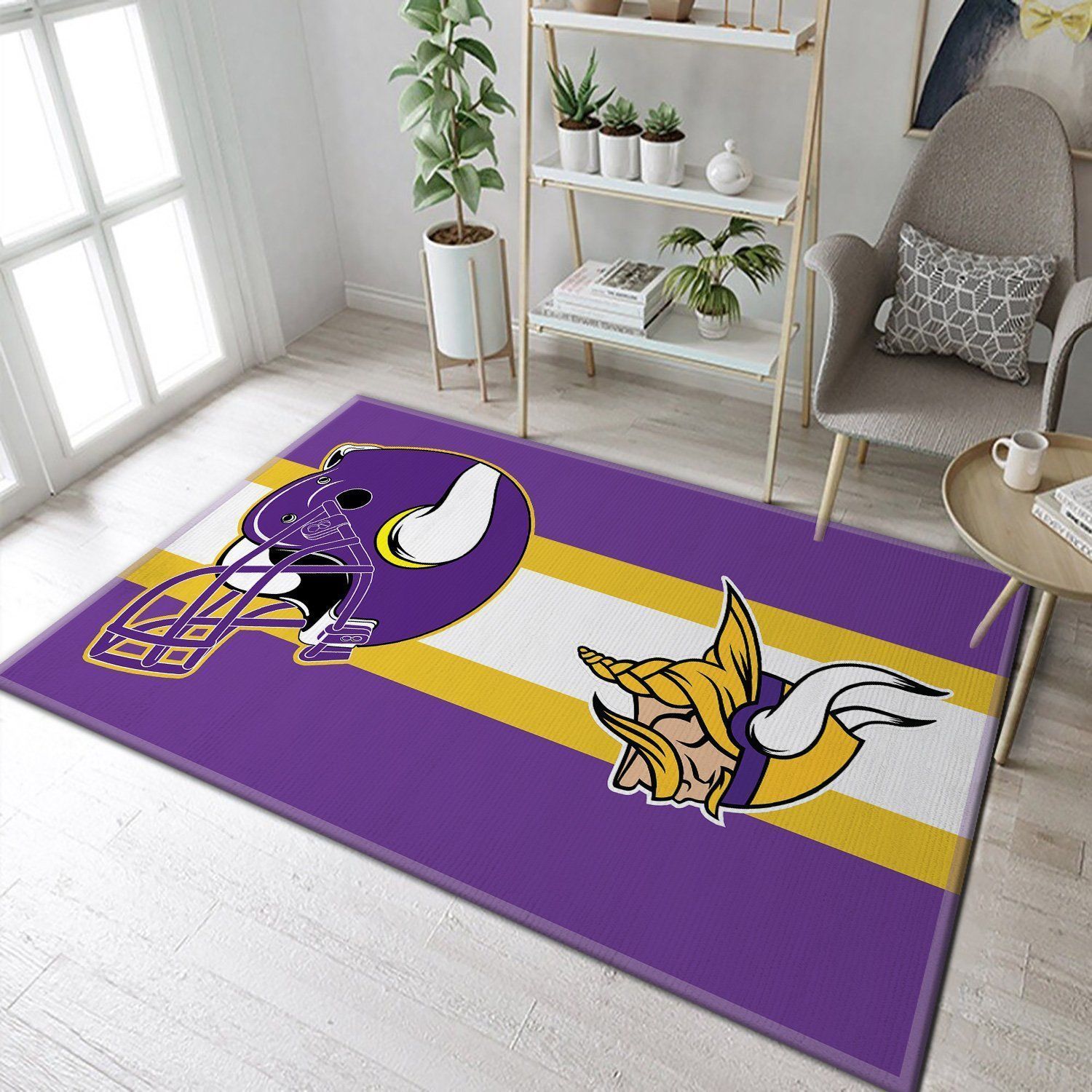 Minnesota Vikings Area Rugs Living Room Carpet Christmas Gift Floor Decor The US Decor - Indoor Outdoor Rugs