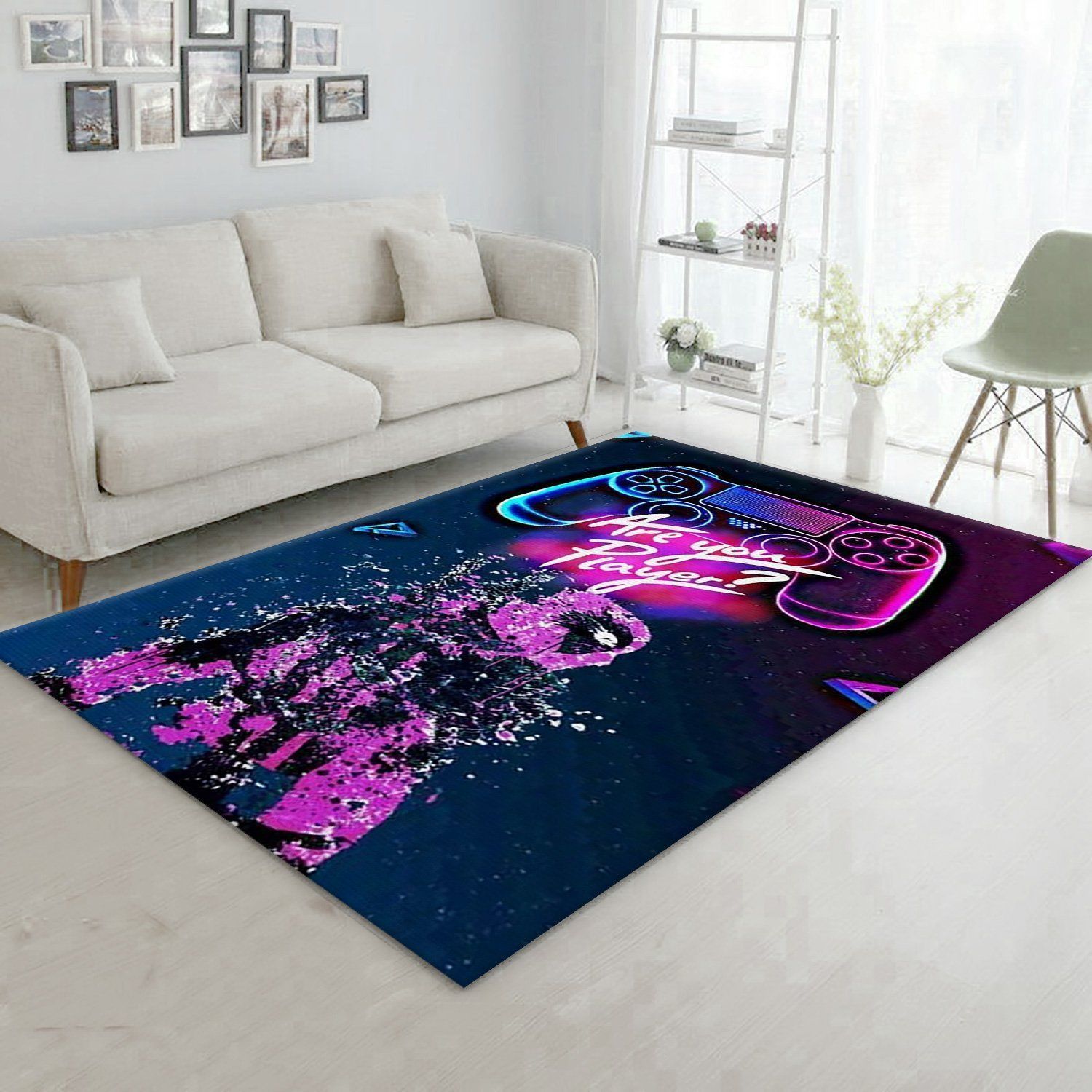 Playstation V10 Area Rug Living Room Rug Home US Decor - Indoor Outdoor Rugs