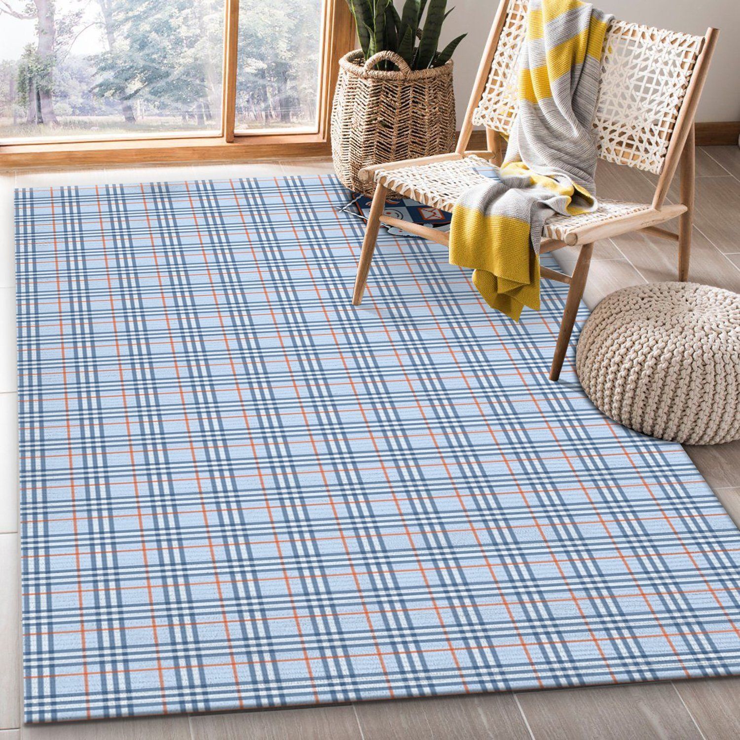 Burberry Ver5 Area Rug Living Room Rug Home Decor Floor Decor - Indoor Outdoor Rugs