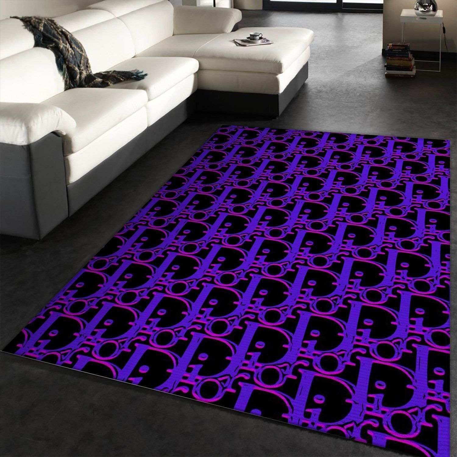 Dior Logo Area Rugs Fashion Brand Rug Christmas Gift US Decor - Indoor Outdoor Rugs