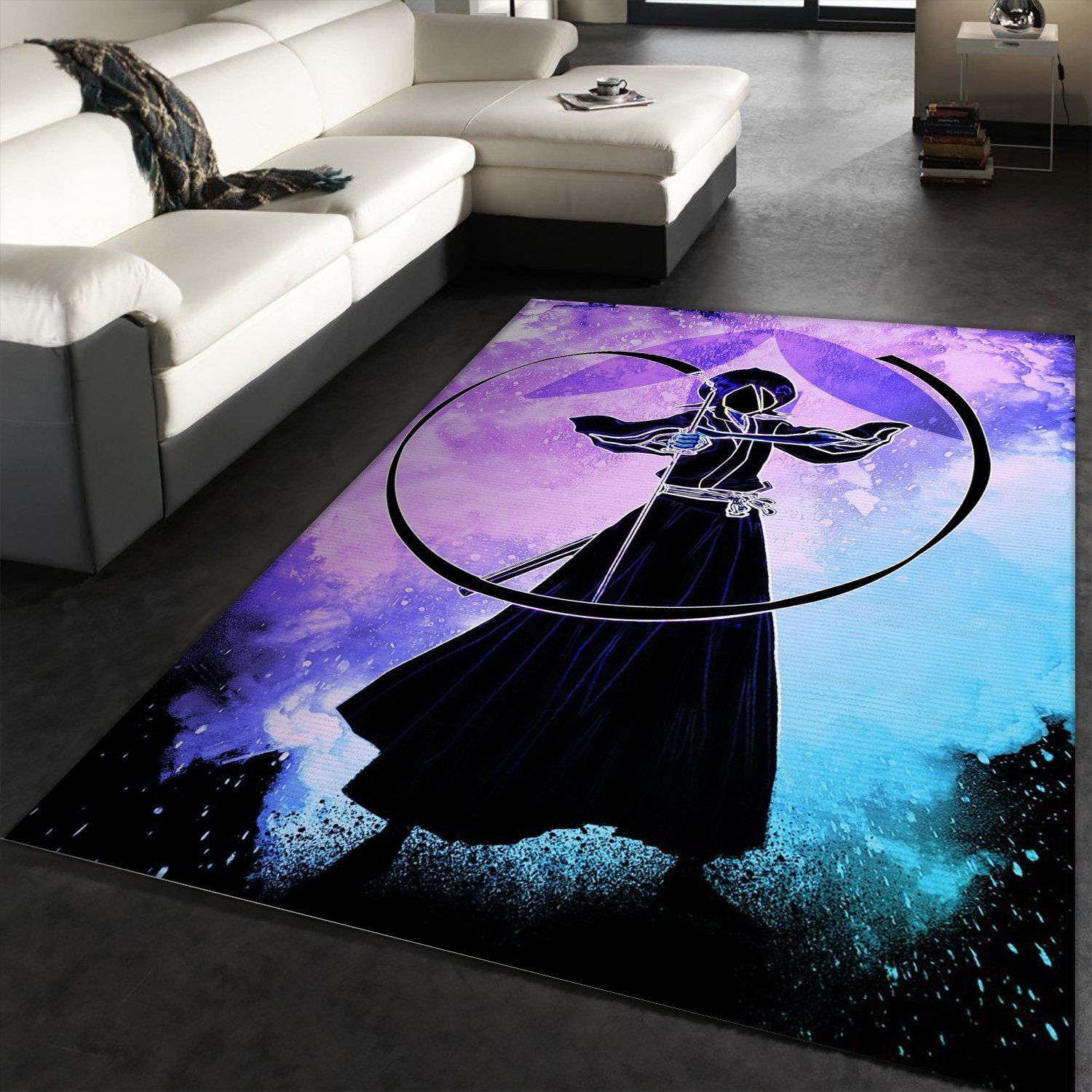 Soul Of The Capt 13th Div Manga Hero Area Rug, Gift for fans, Home Decor Floor Decor - Indoor Outdoor Rugs