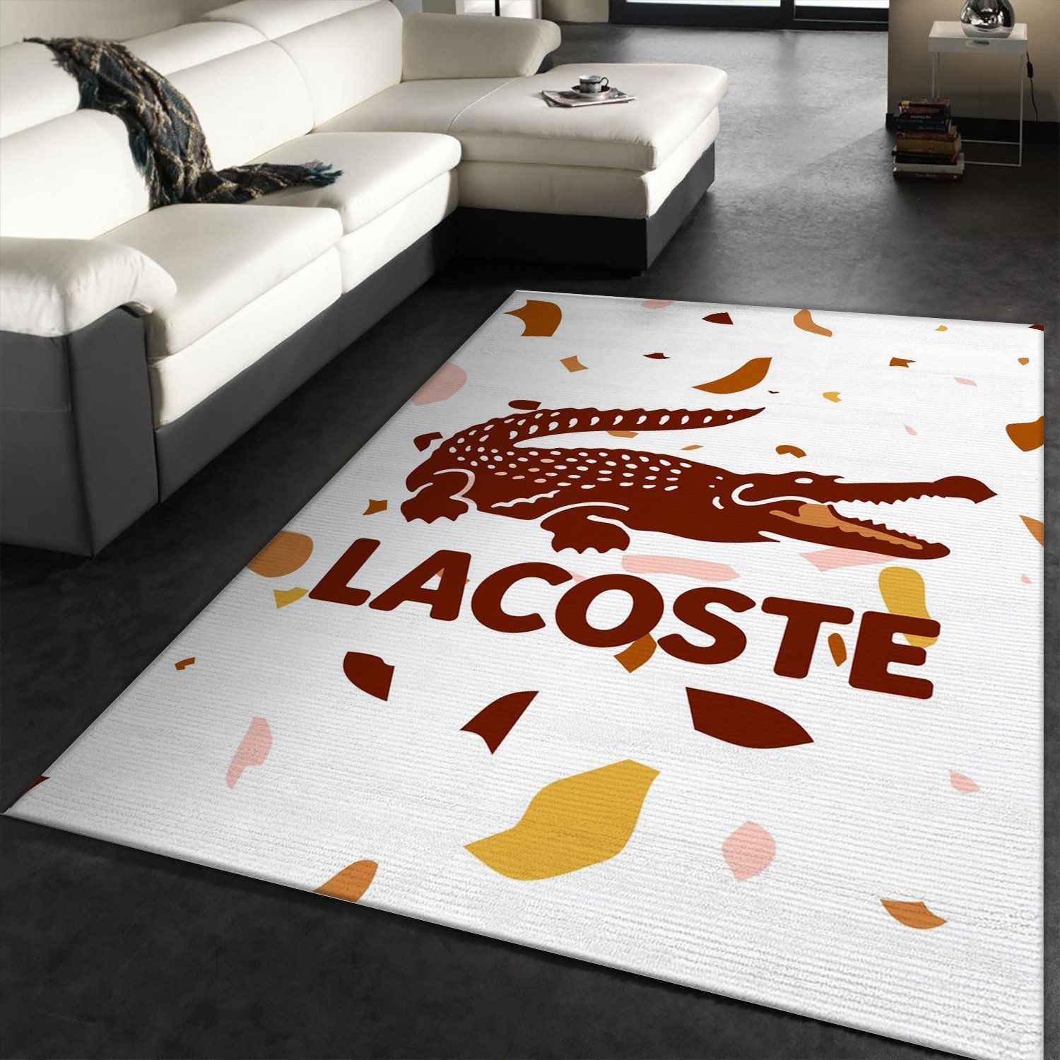 Lacoste Rug Fashion Brand Rug Home Decor Floor Decor - Indoor Outdoor Rugs