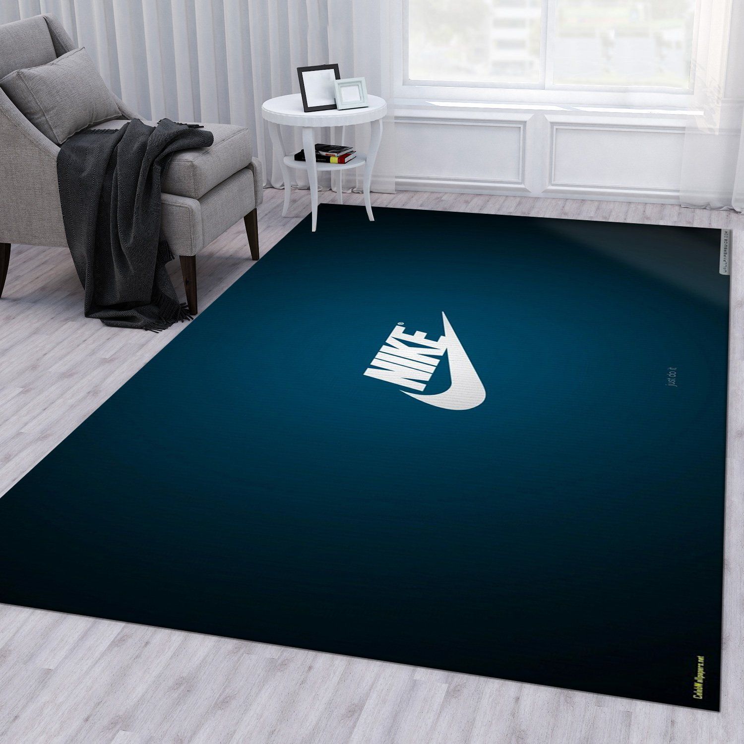 Nike Fashion Brand Area Rug Living Room Rug Family Gift US Decor - Indoor Outdoor Rugs