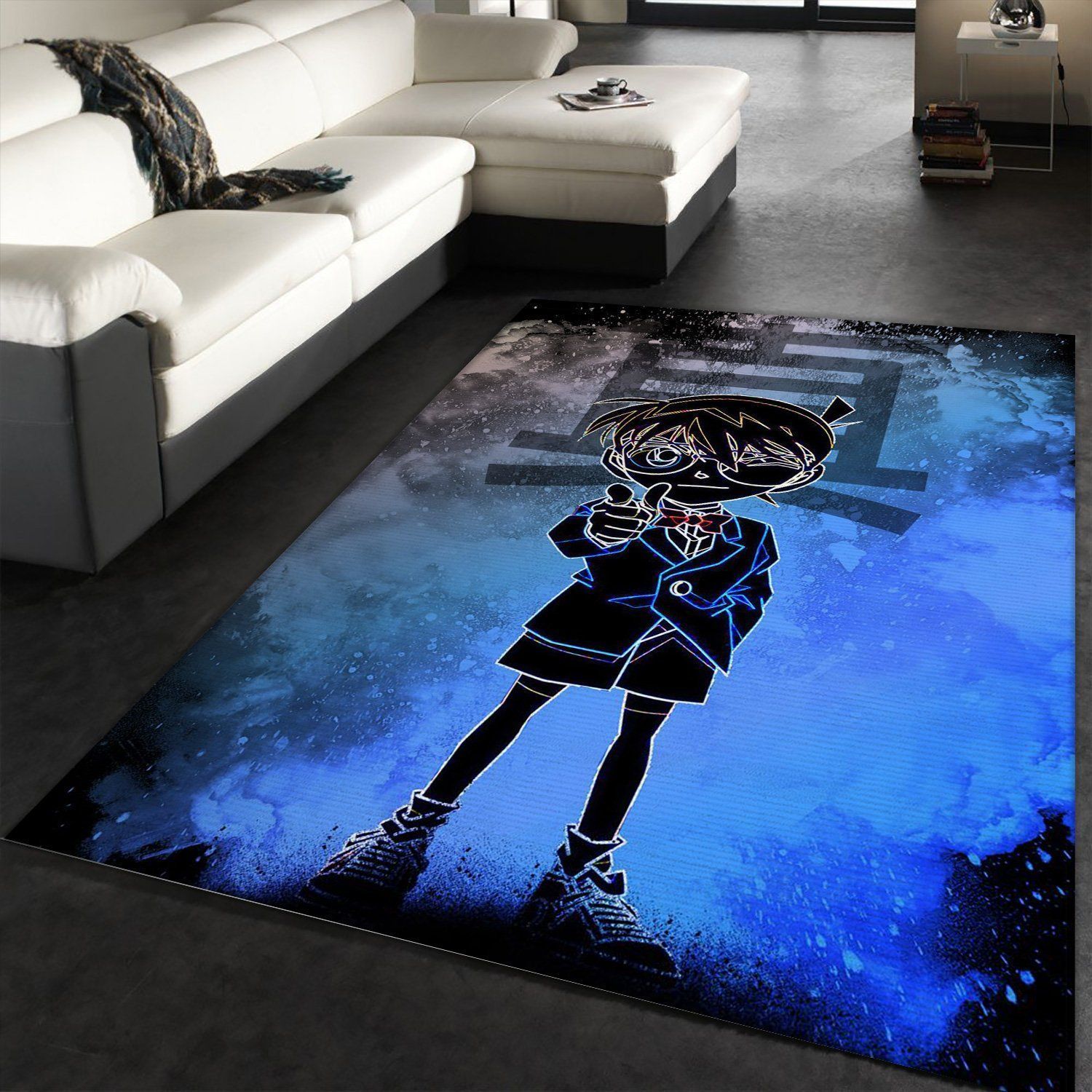 Young Detective Soul Anime Hero Area Rug, Living room and bedroom Rug, Home US Decor - Indoor Outdoor Rugs