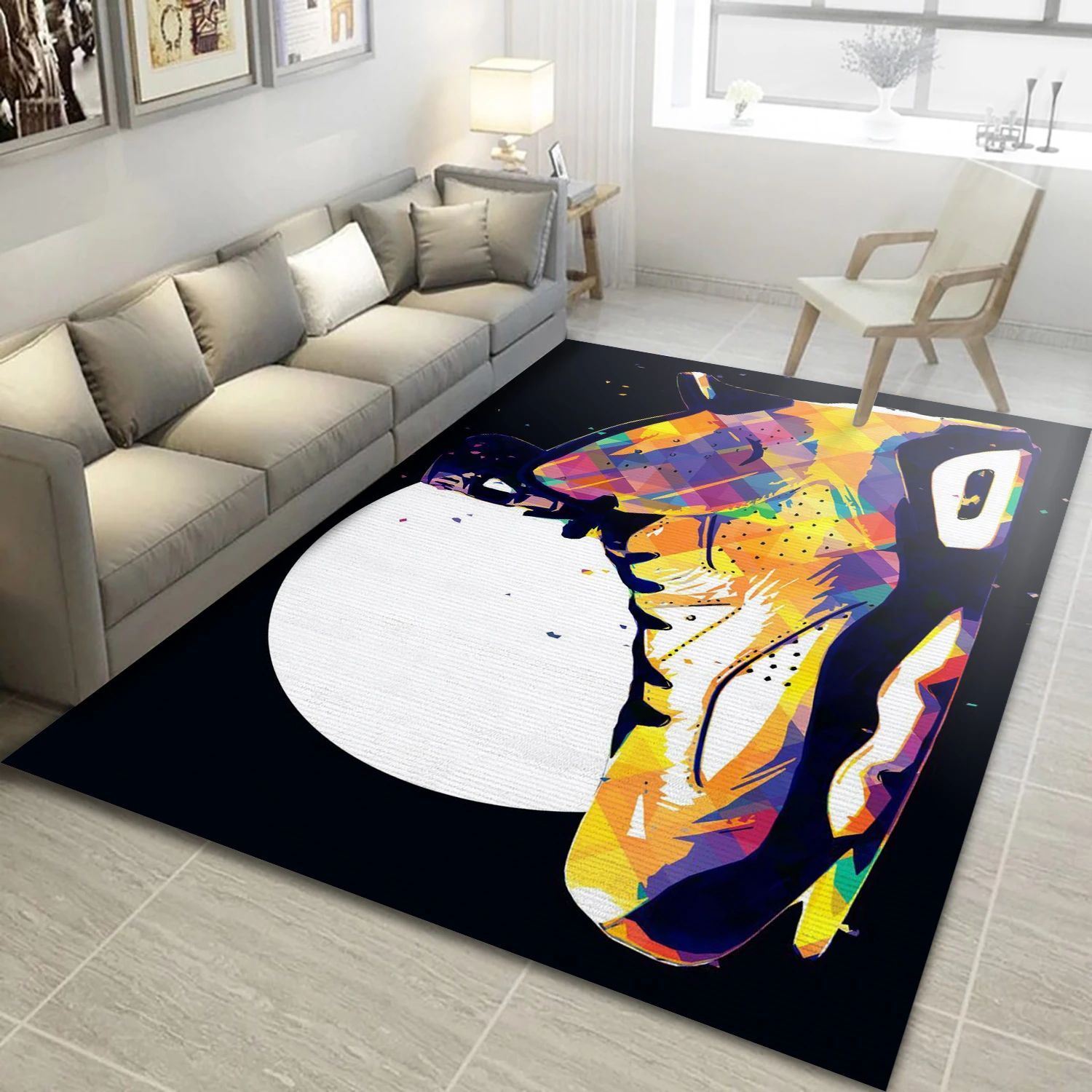 Sneakers Nike Fashion Logo Area Rug, Living Room Rug - Home US Decor - Indoor Outdoor Rugs