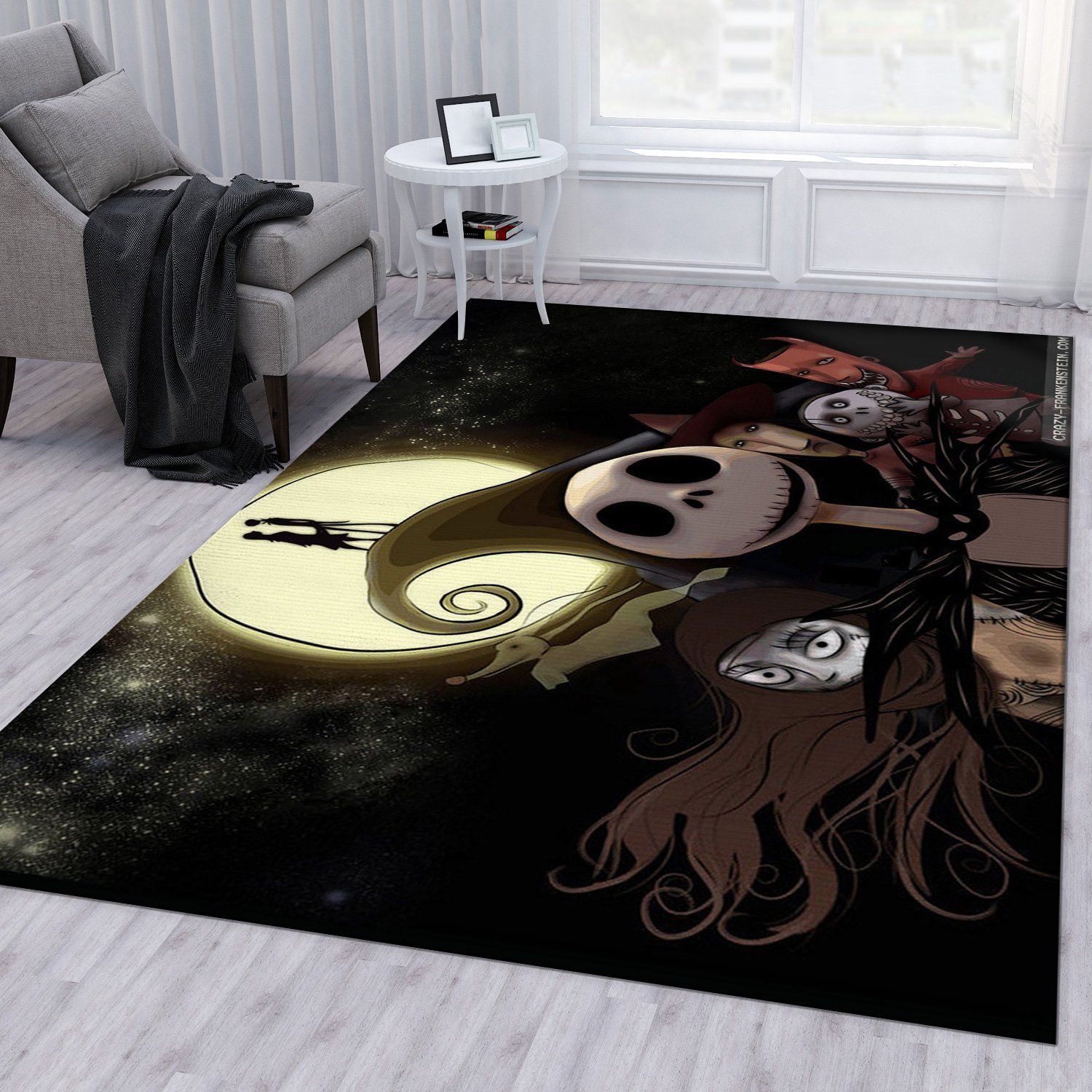 Nightmare Before Christmas Ver6 Movie Area Rug Living Room Rug Christmas Gift US Decor - Indoor Outdoor Rugs