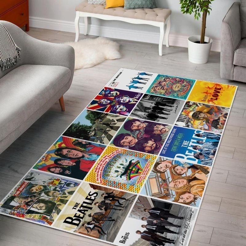 The Beatles V10 Living Rooms Area Rug Carpet, Kitchen Rug, Christmas Gift US Decor - Indoor Outdoor Rugs