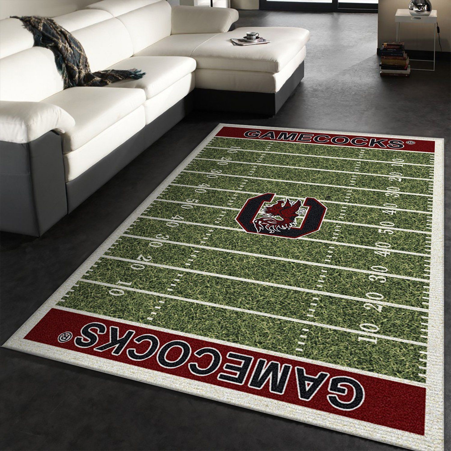 College South Carolina NFL Team Logo Area Rug, Bedroom Rug, Home US Decor - Indoor Outdoor Rugs