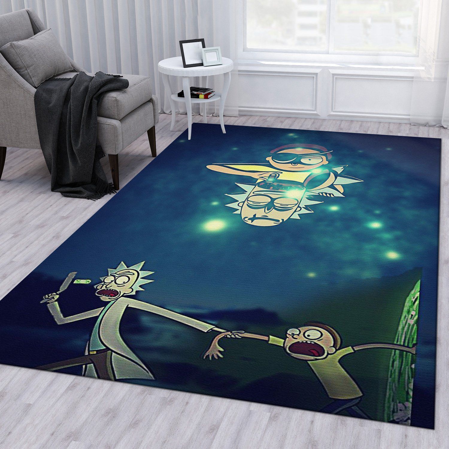 Rick And Morty Noel Gift Rug Living Room Rug Home Decor Floor Decor - Indoor Outdoor Rugs