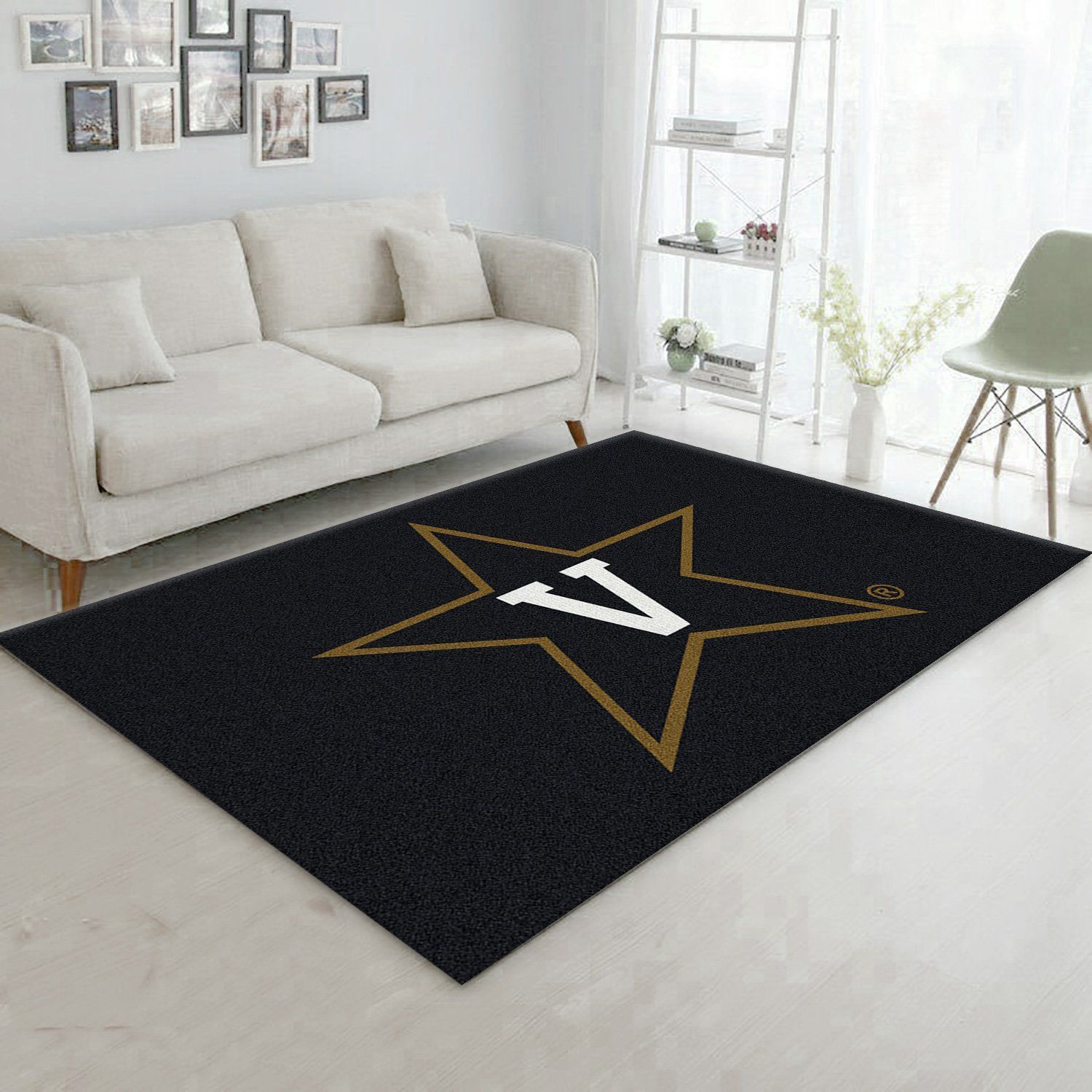 College Spirit Vanderbilt Sport Area Rug Carpet Team Logo Christmas Gift US Decor - Indoor Outdoor Rugs