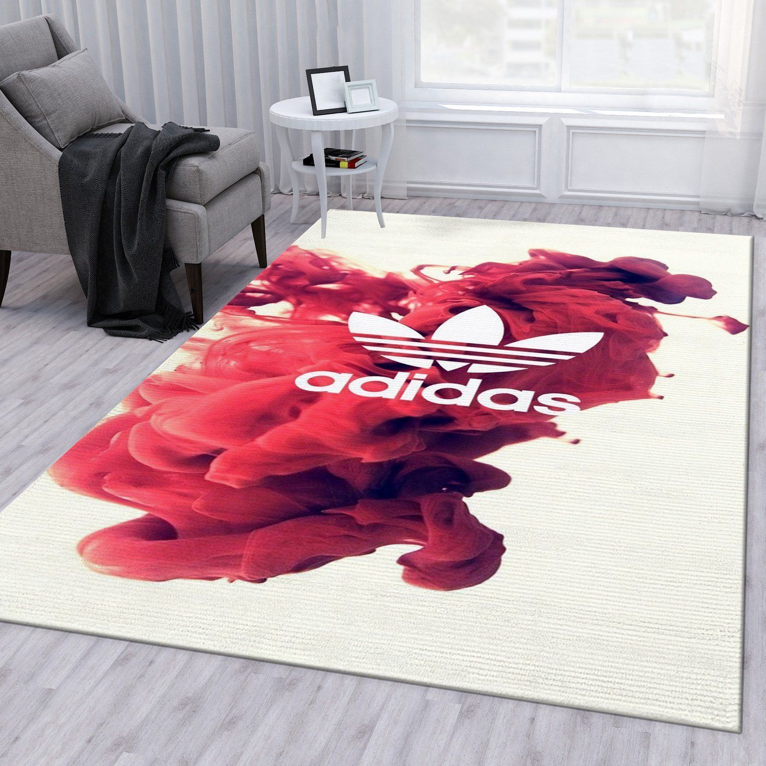 Adidas Area Rug Bedroom Rug US Gift Decor - Indoor Outdoor Rugs