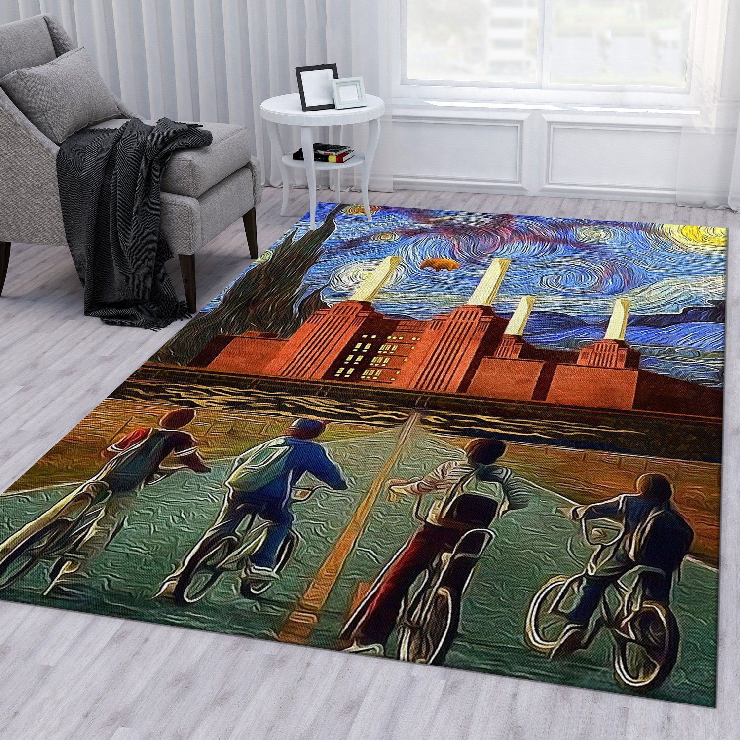 Animals X Stranger Things Rug Living Room Rug Home Decor Floor Decor - Indoor Outdoor Rugs