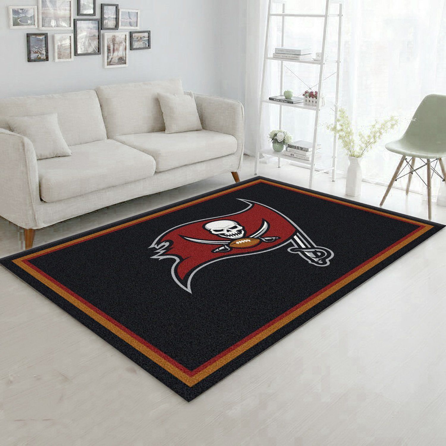 Tampa Bay Buccaneers Imperial Spirit Rug NFL Area Rug For Christmas, Kitchen Rug, Family Gift US Decor - Indoor Outdoor Rugs