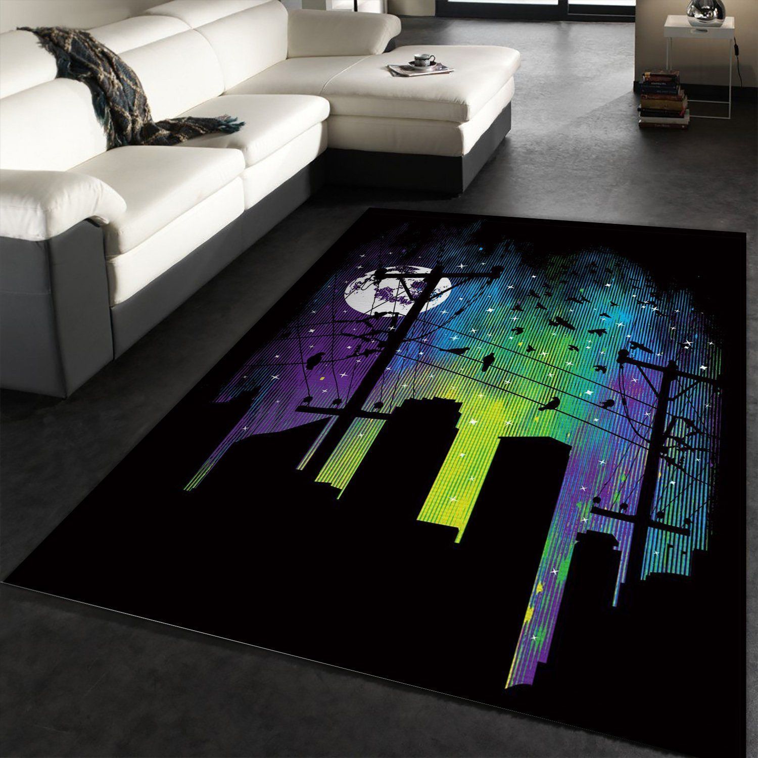 Iridescence Area Rug Carpet, Gift for fans, Home US Decor - Indoor Outdoor Rugs