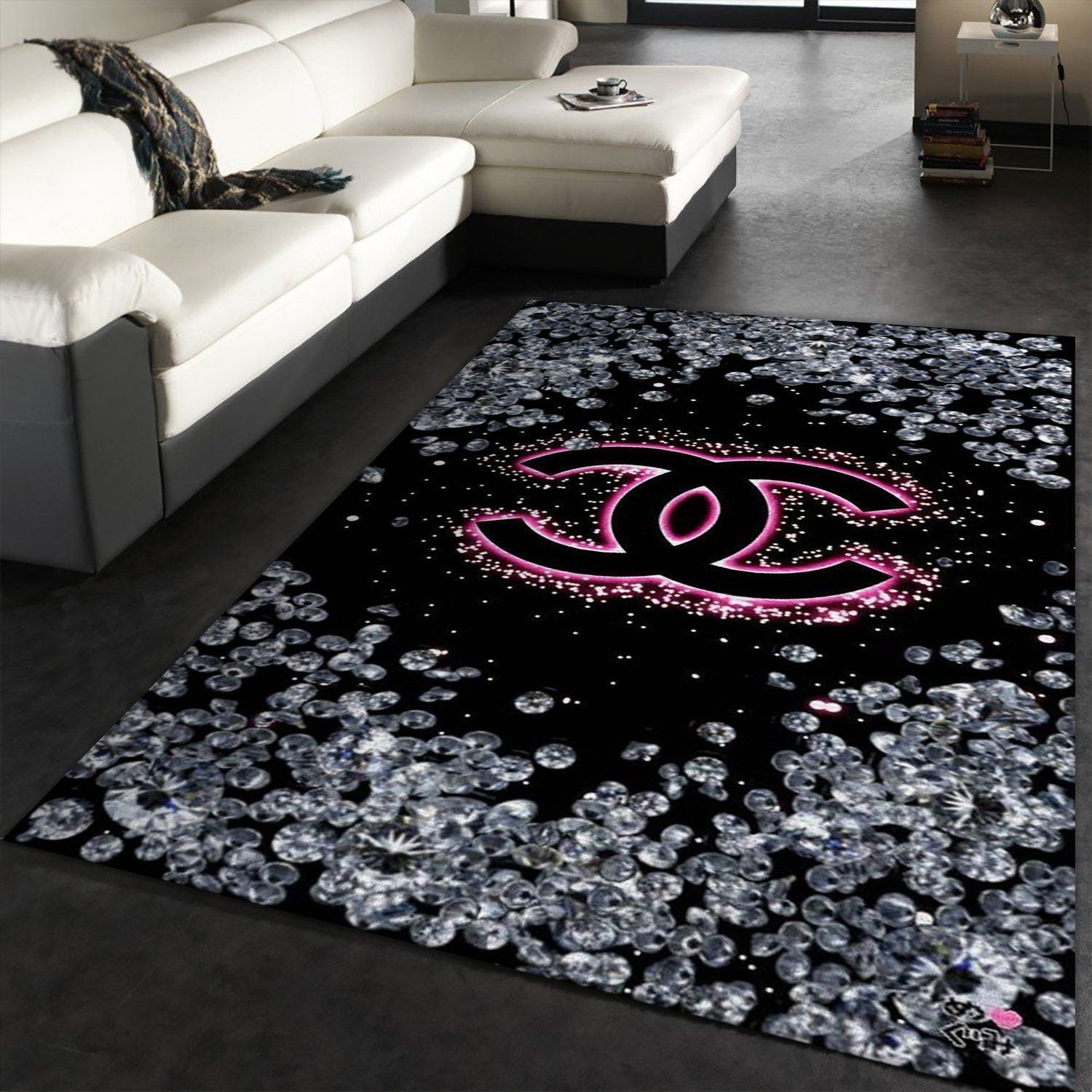 Chanel Area Rugs Living Room Carpet Floor Decor The US Decor - Indoor Outdoor Rugs