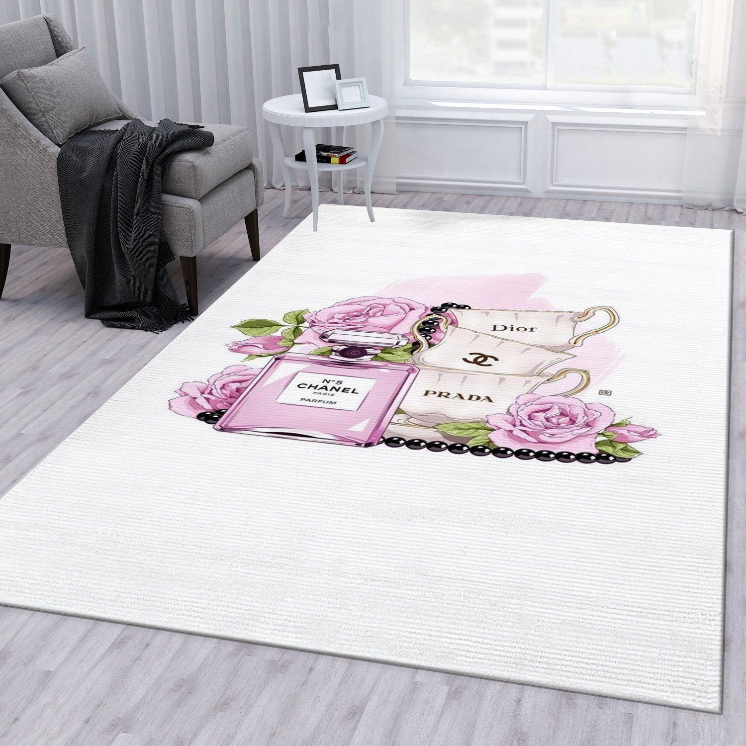 Dior Rugs Bedroom Rug US Gift Decor - Indoor Outdoor Rugs