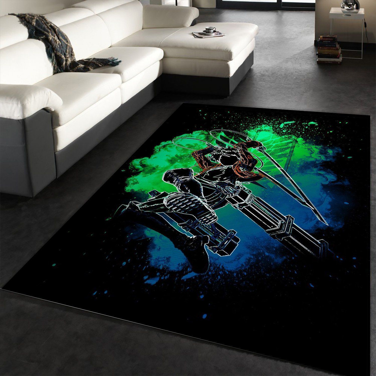 Soul Of The Titan Boy Area Rug Carpet, Gift for fans, Christmas Gift US Decor - Indoor Outdoor Rugs