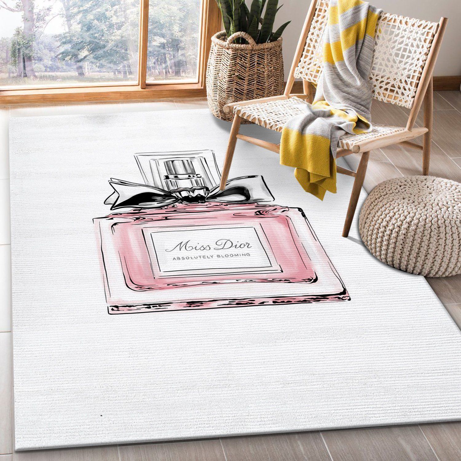 Dior Area Rug Living Room Rug US Gift Decor - Indoor Outdoor Rugs