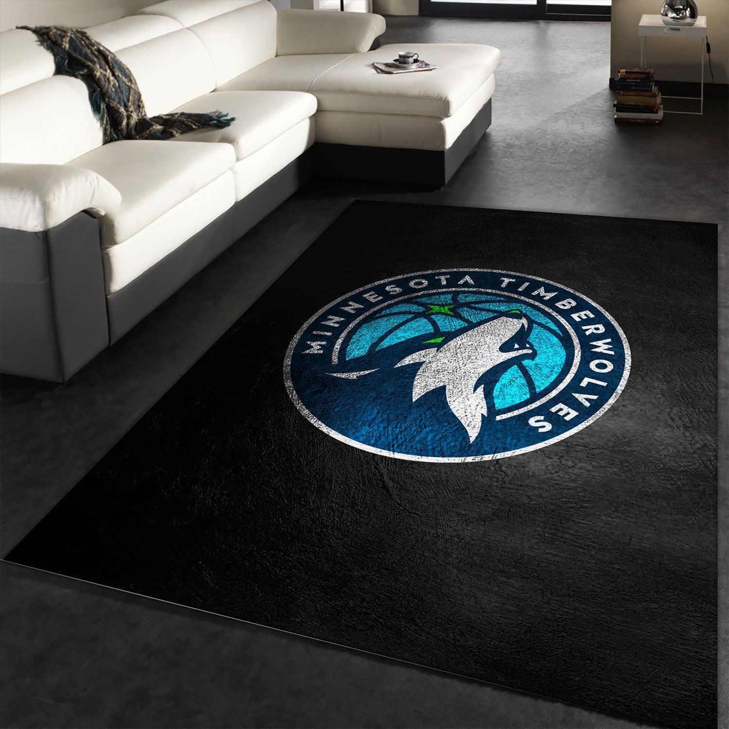 Minnesota Timberwolves Area Rug For Christmas, Kitchen Rug, Home US Decor - Indoor Outdoor Rugs