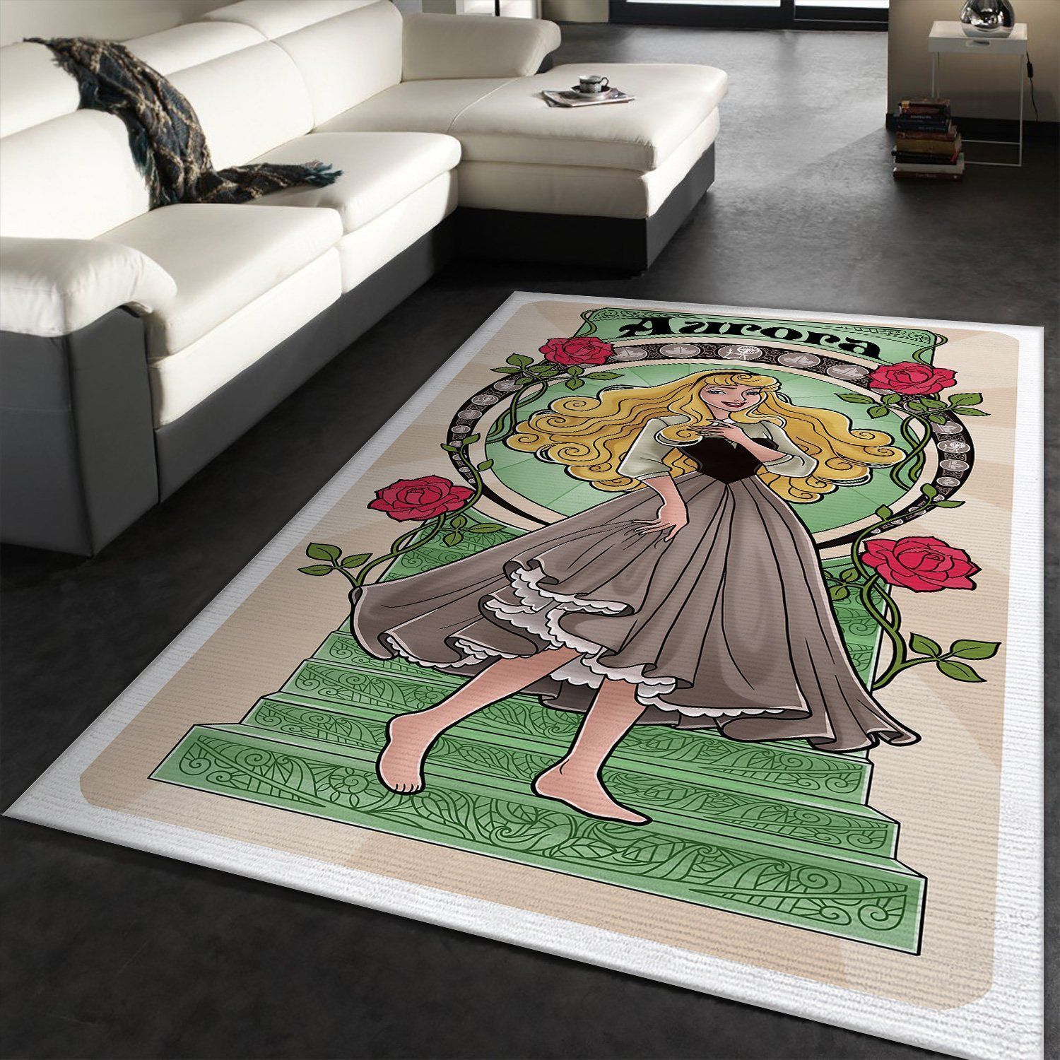 Aurora Disney Princess Characters Disney Movies Area Rugs Living Room Carpet Floor Decor The US Decor - Indoor Outdoor Rugs