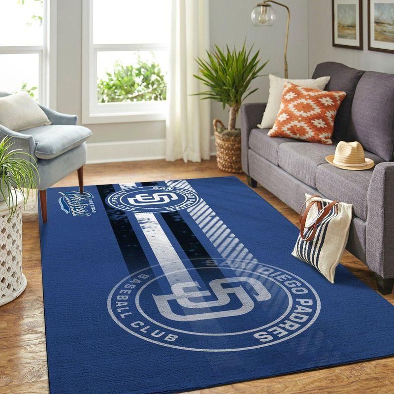 San Diego Padres Mlb Rug Room Carpet Sport Custom Area Floor Home Decor - Indoor Outdoor Rugs