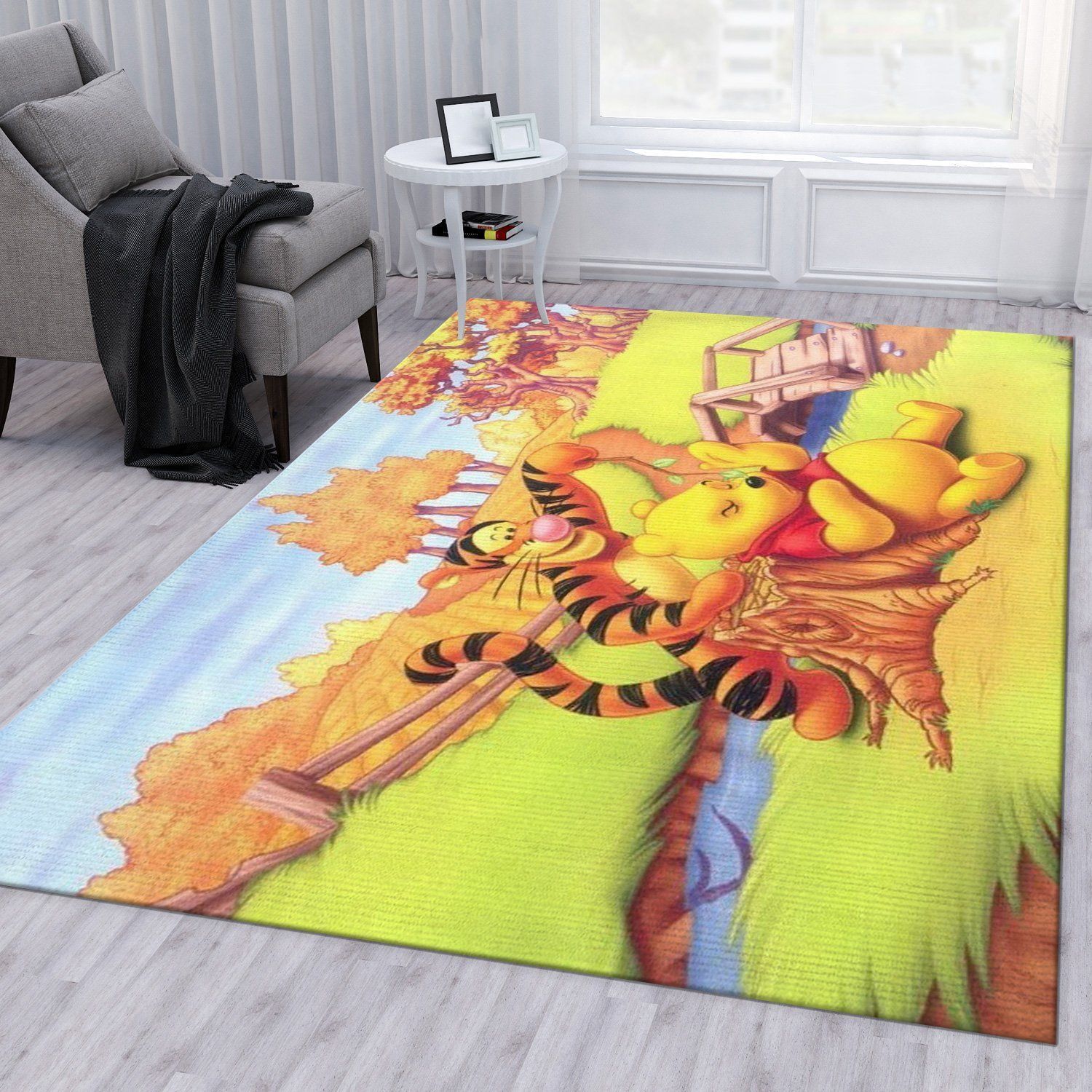 Winnie The Pooh Ver22 Rug Living Room Rug Home Decor Floor Decor - Indoor Outdoor Rugs