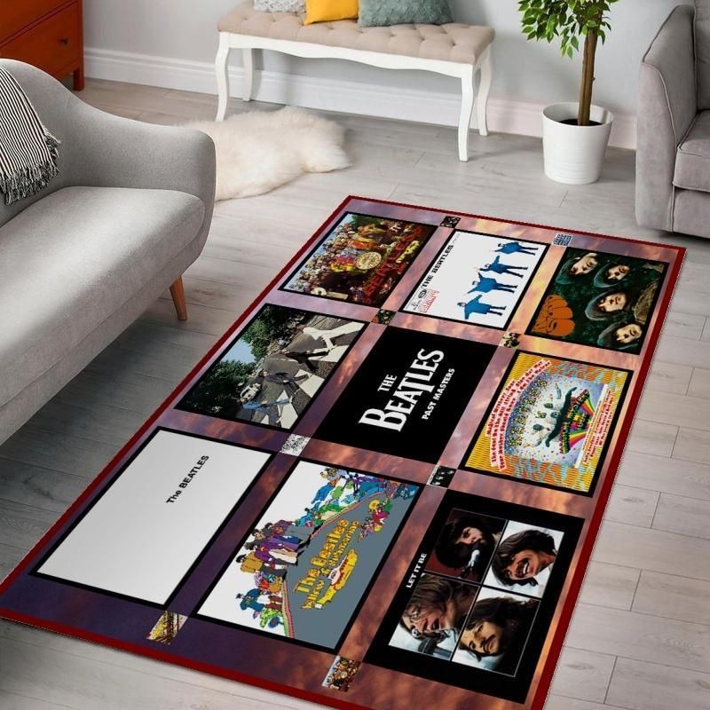 The Beatles Band Albums Ver 1 Living Rooms Area Rug For Christmas, Bedroom, Christmas Gift US Decor - Indoor Outdoor Rugs