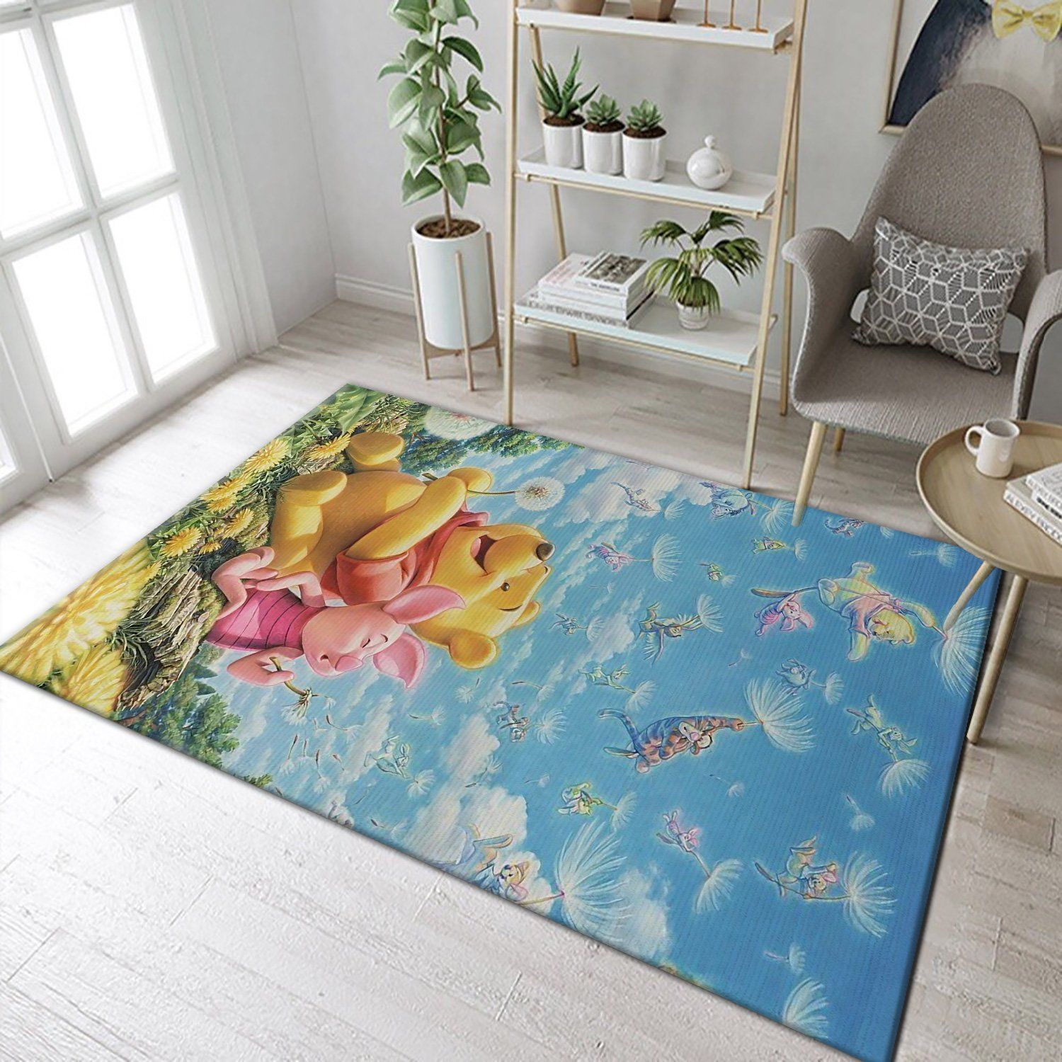 Pooh Piglet Area Rugs Living Room Carpet Floor Decor The US Decor - Indoor Outdoor Rugs