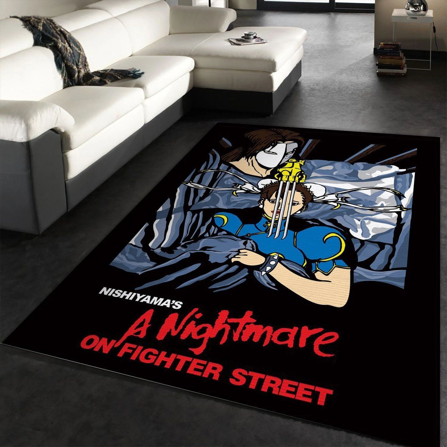 Nightmare On Fight Street Area Rug For Christmas, Living Room Rug, Christmas Gift US Decor - Indoor Outdoor Rugs