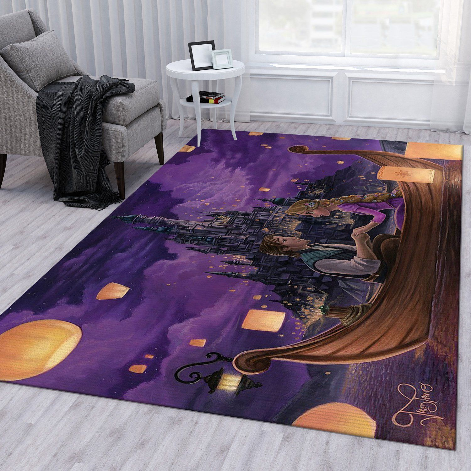 Festival Of Lights Rug Living Room Rug Home Decor Floor Decor - Indoor Outdoor Rugs