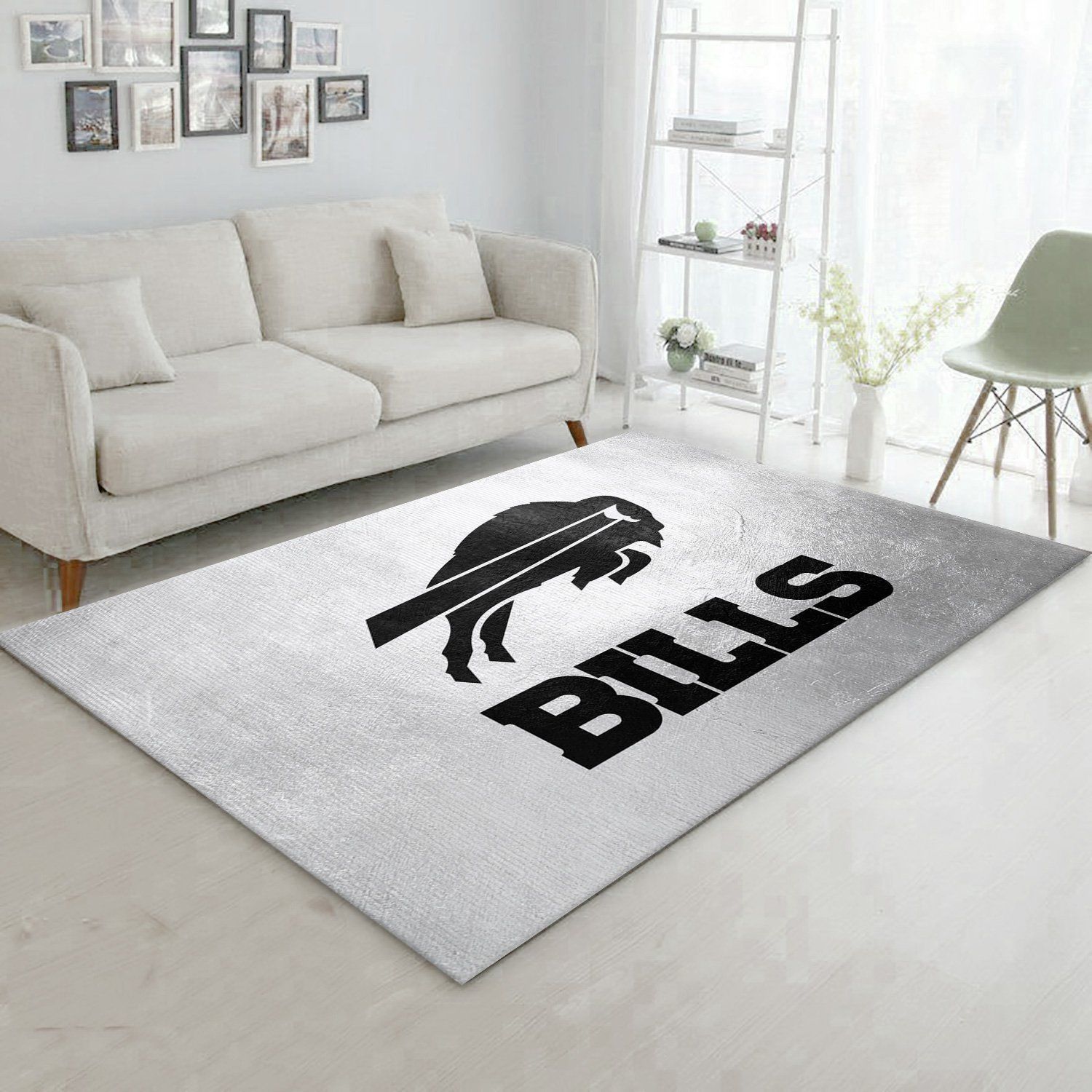 Buffalo Bills NFL Area Rug Carpet, Living Room Rug, US Gift Decor - Indoor Outdoor Rugs