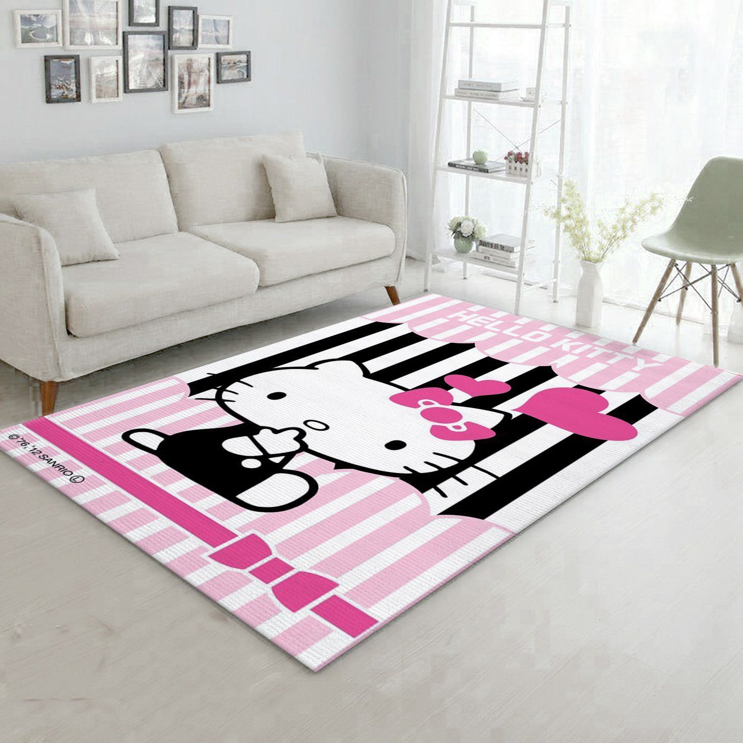 Hello Kitty 10 Area Rug For Christmas Living Room Rug Home Decor Floor Decor - Indoor Outdoor Rugs