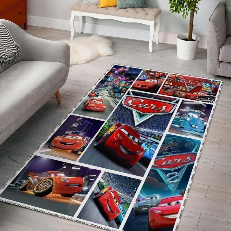 Disney Cars Series Living Room Area Rug For Christmas, Kitchen Rug, US Gift Decor - Indoor Outdoor Rugs