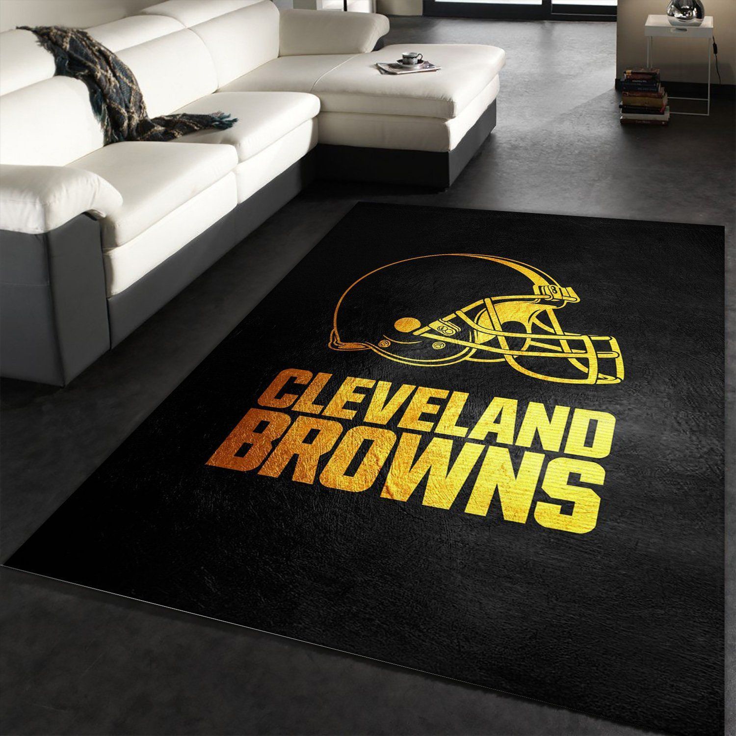 Cleveland Browns NFL Team Logos Area Rug, Bedroom, Christmas Gift US Decor - Indoor Outdoor Rugs