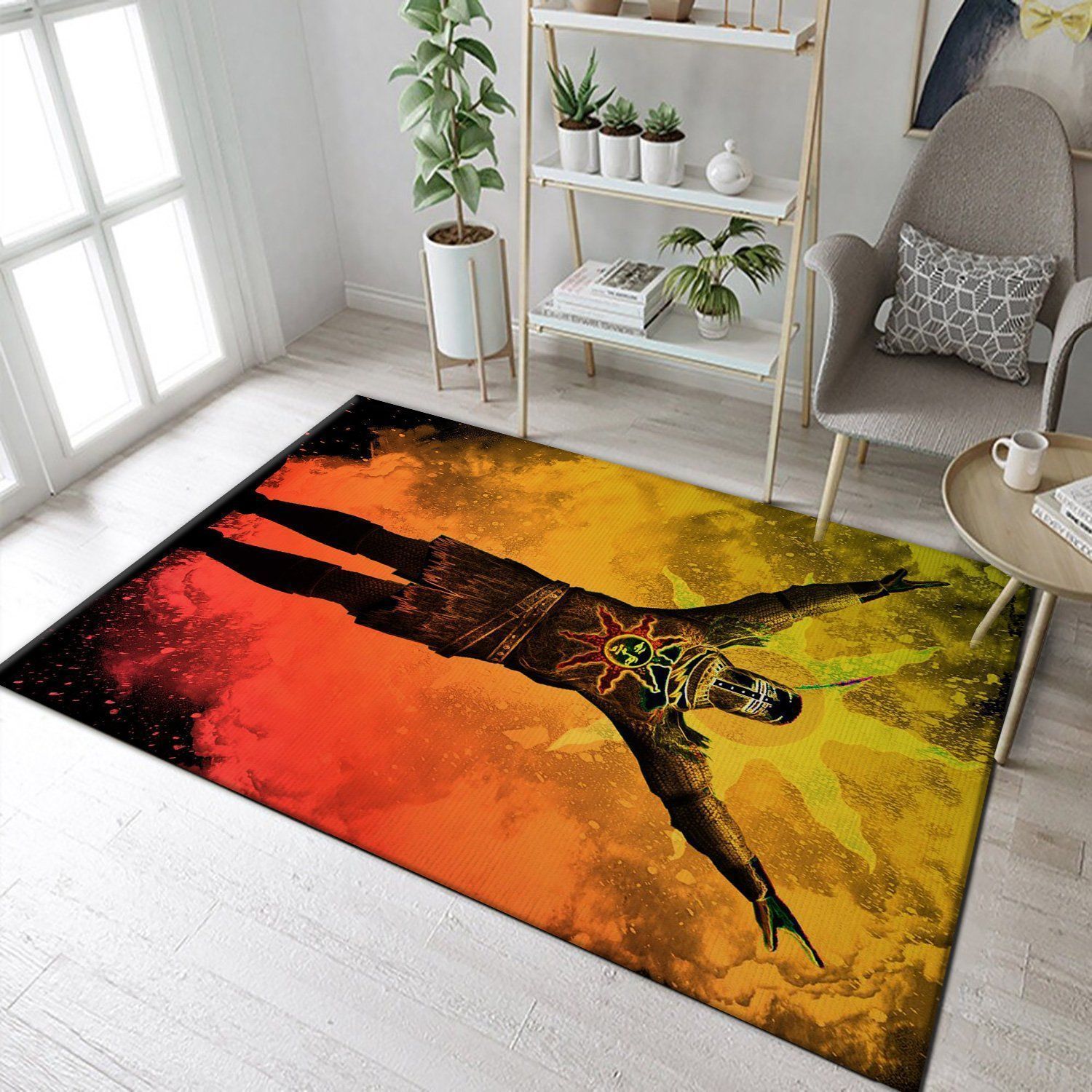 The Soul Of Sun Anime Hero Area Rug, Gift for fans, Home US Decor - Indoor Outdoor Rugs