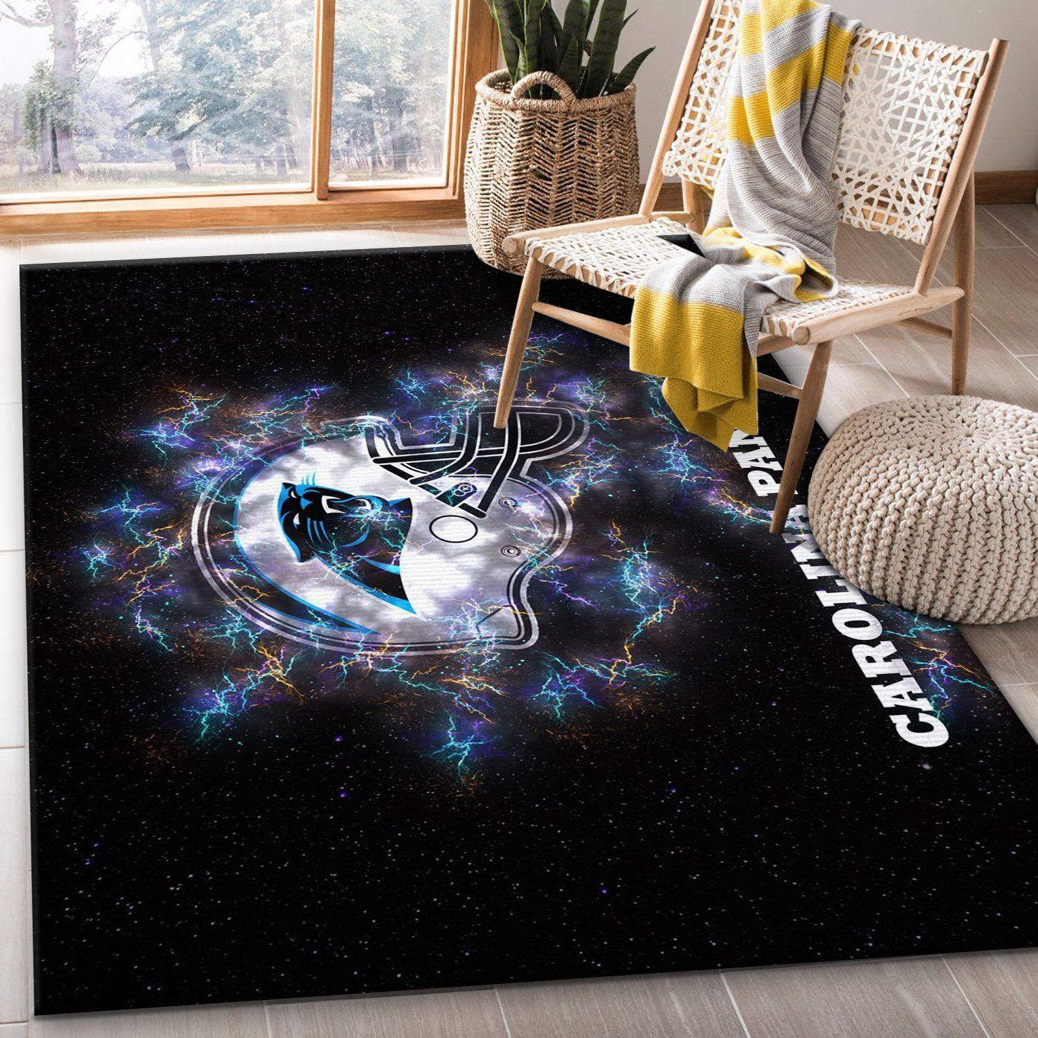 Carolina Panthers Nfl Area Rug Living Room Rug Home US Decor - Indoor Outdoor Rugs