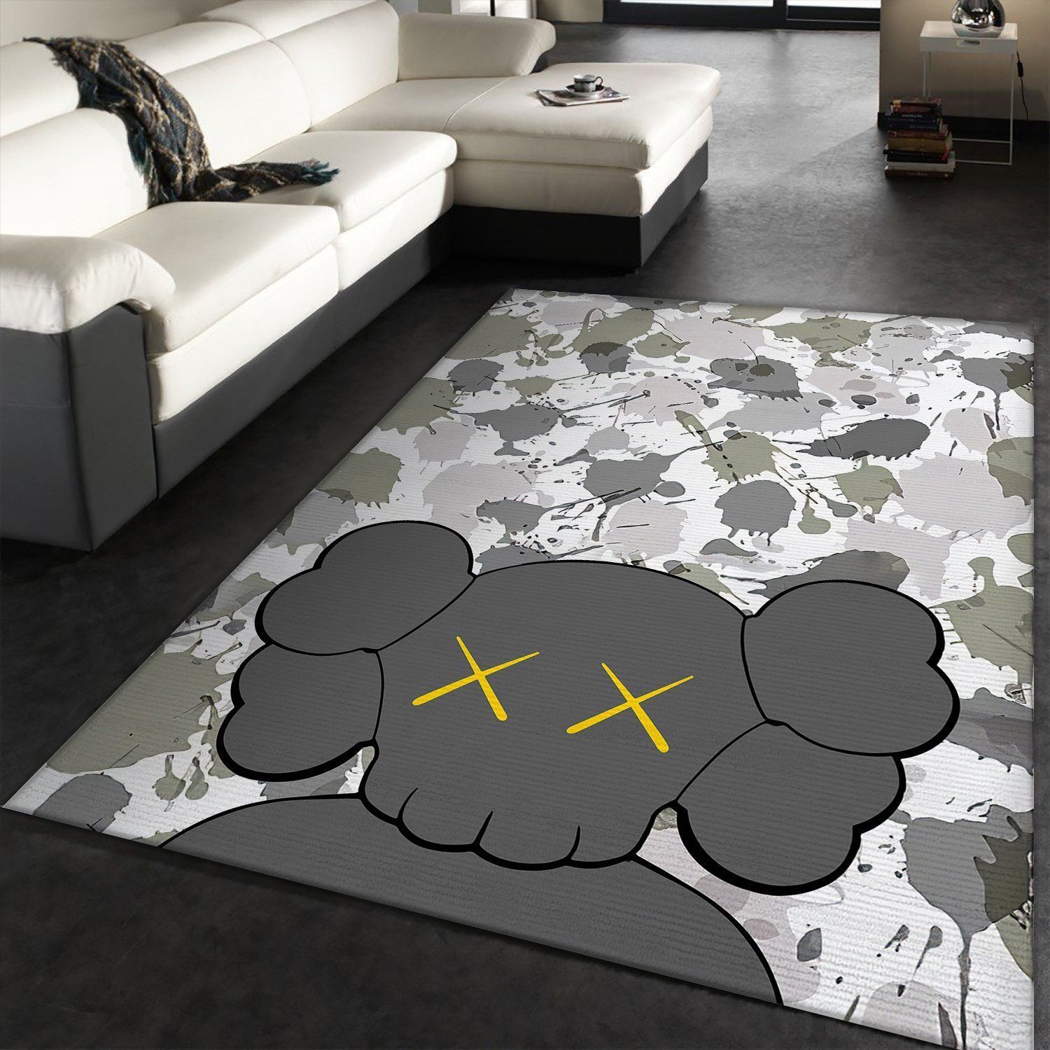 Kaws Supreme Luxury Collection Area Rugs Living Room Carpet Floor Decor - Indoor Outdoor Rugs