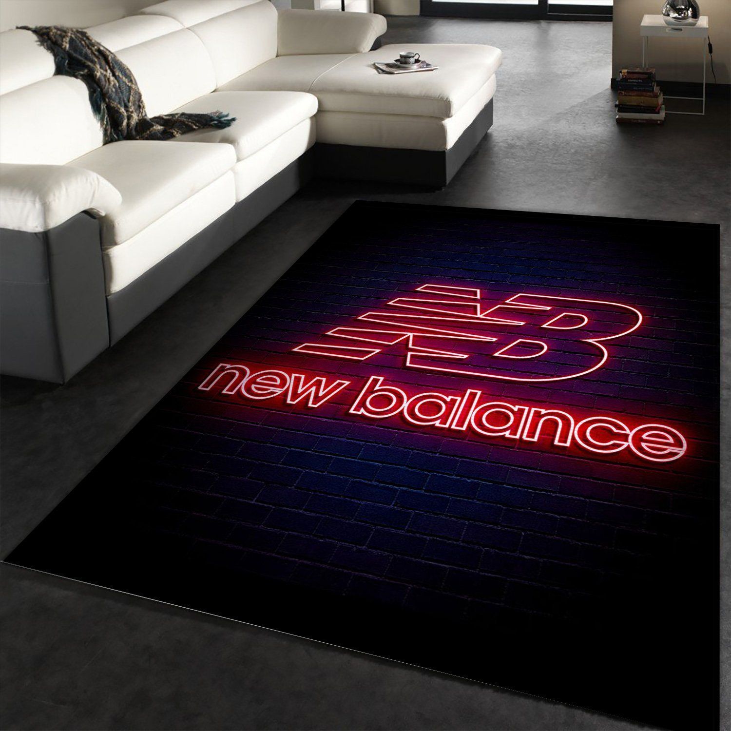 New Balance Area Rugs Fashion Brand Rug Home Decor Floor Decor - Indoor Outdoor Rugs