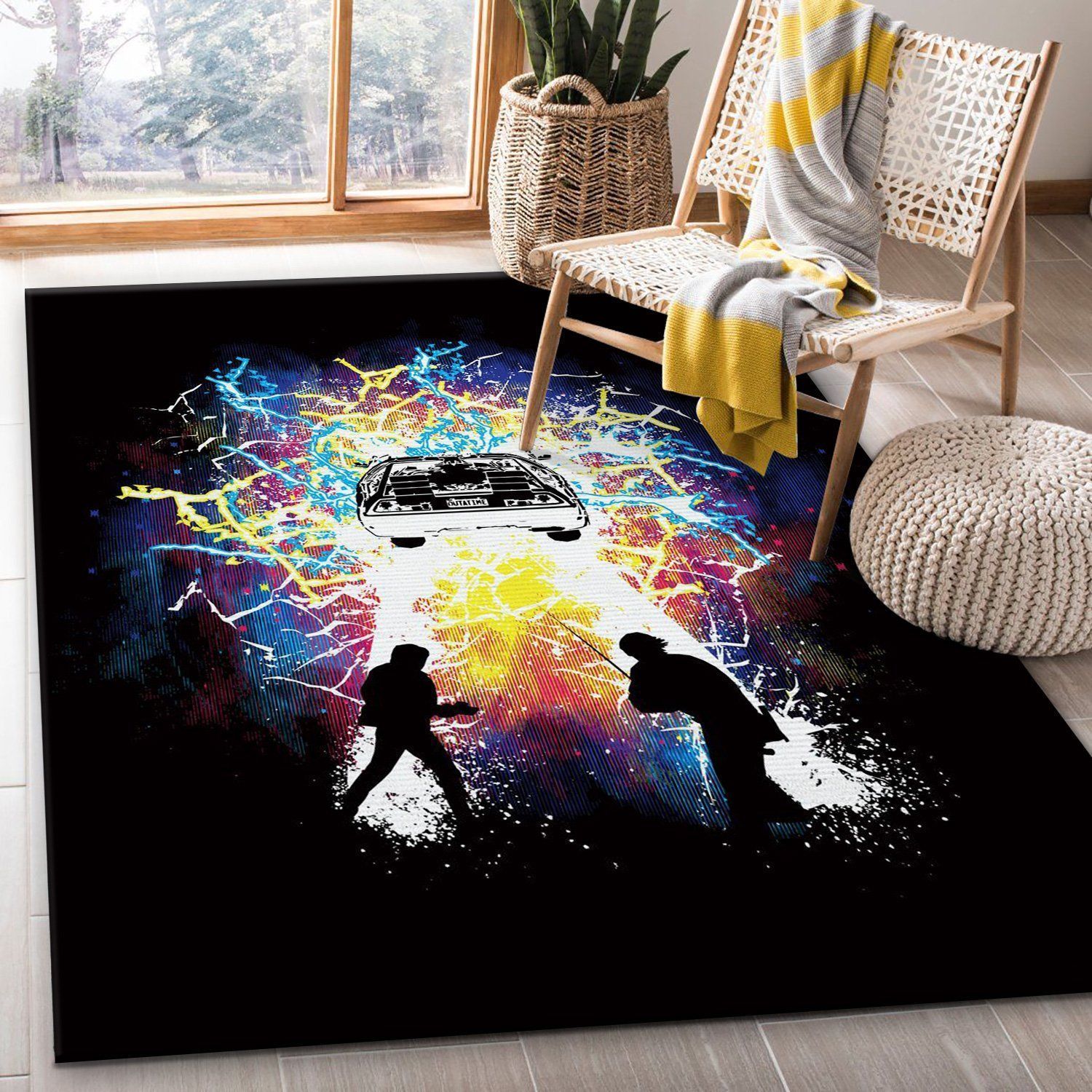 Inspired By The Movie Back To The Future I Hope You Area Rug, Kitchen Rug, Family Gift US Decor - Indoor Outdoor Rugs