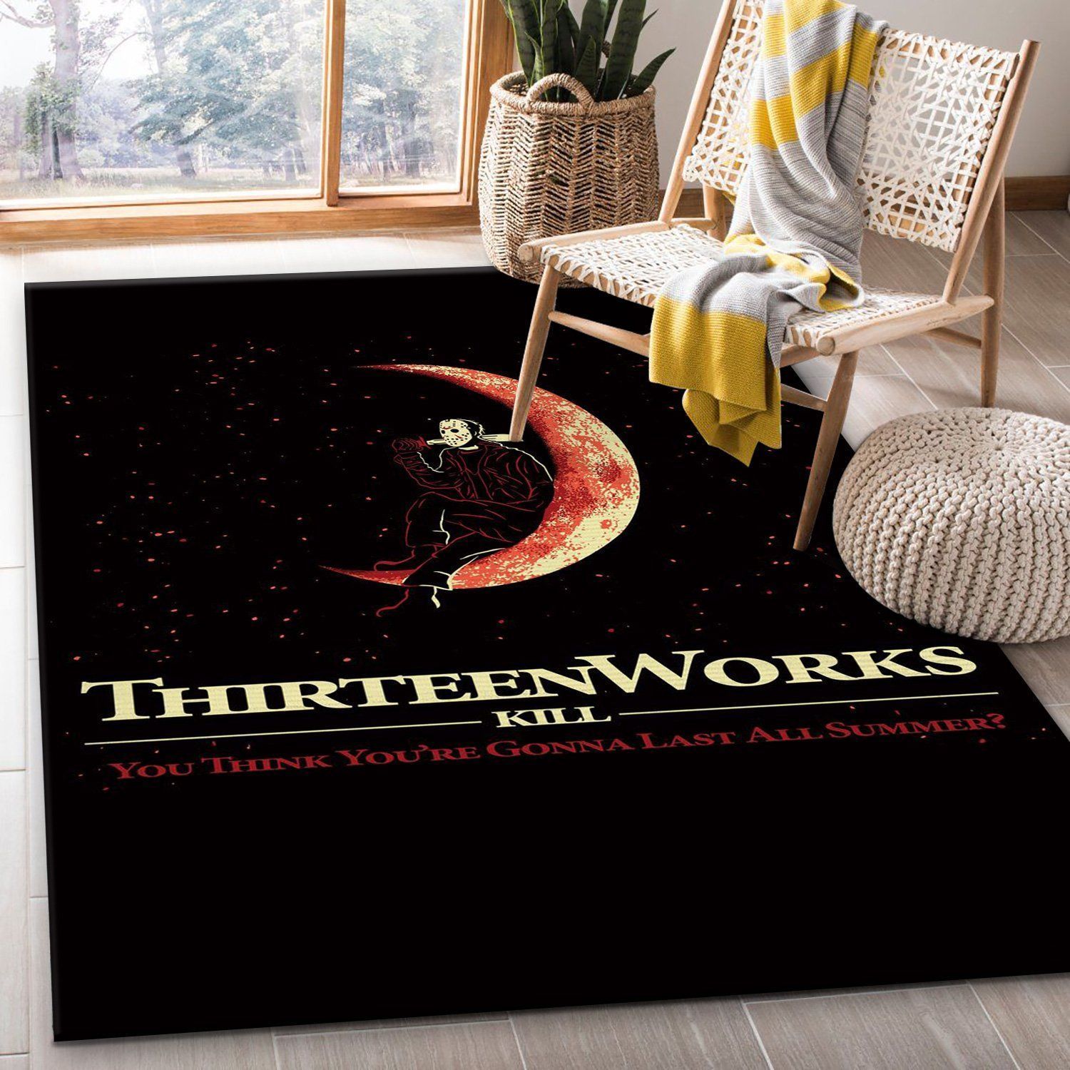 Thirteenworks Area Rug For Christmas, Bedroom, Christmas Gift US Decor - Indoor Outdoor Rugs