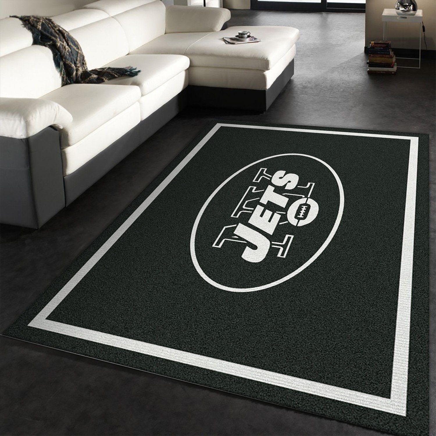 Nfl Spirit New York Jets Area Rug Carpet, Bedroom Rug, US Gift Decor - Indoor Outdoor Rugs