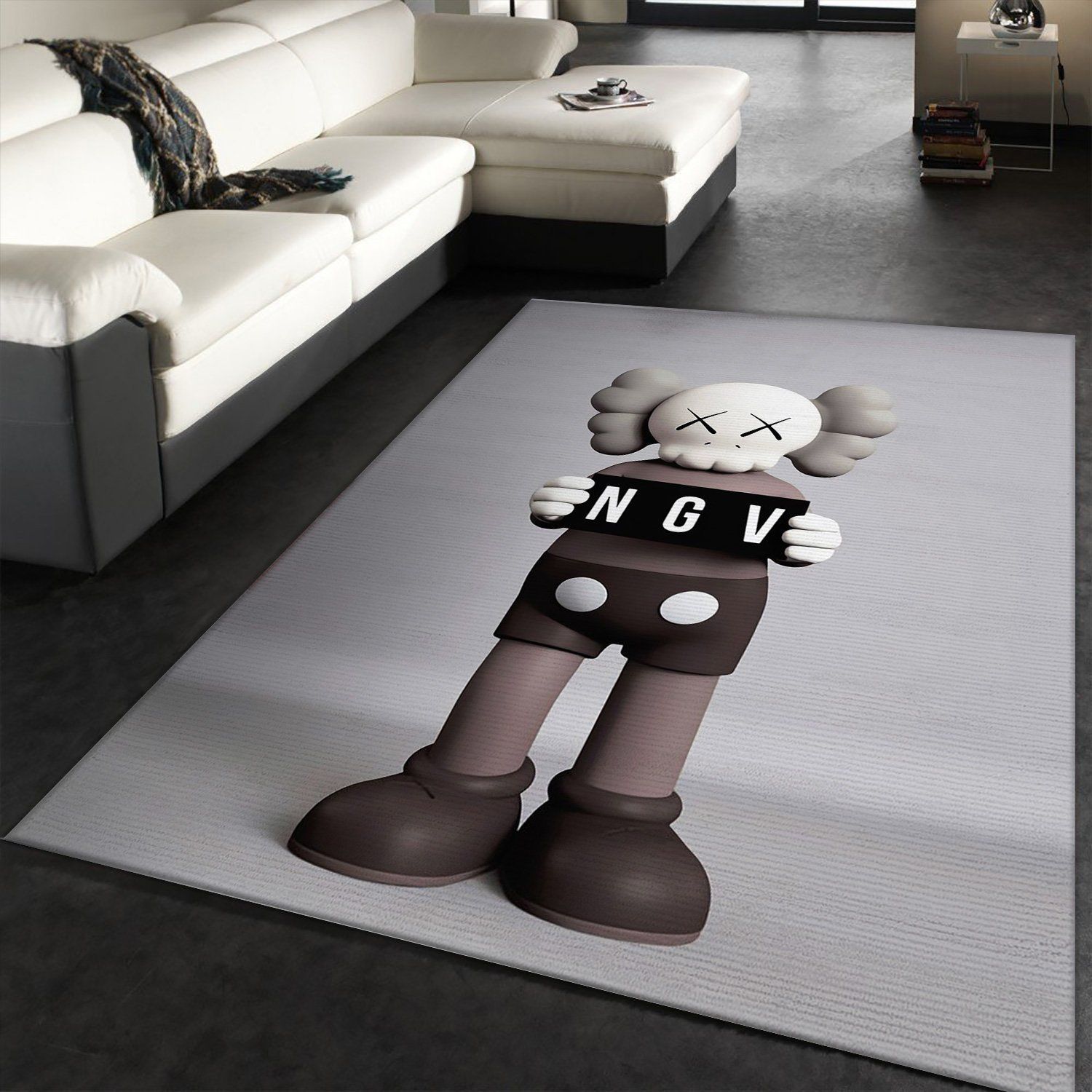 Kaws Rug Living Room Rug Christmas Gift US Decor - Indoor Outdoor Rugs