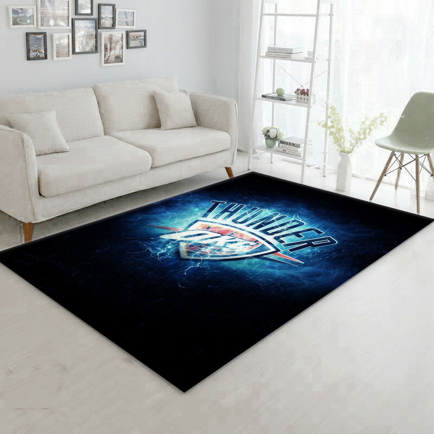 Oklahoma City Thunder NFL Rug Bedroom Rug Christmas Gift US Decor - Indoor Outdoor Rugs