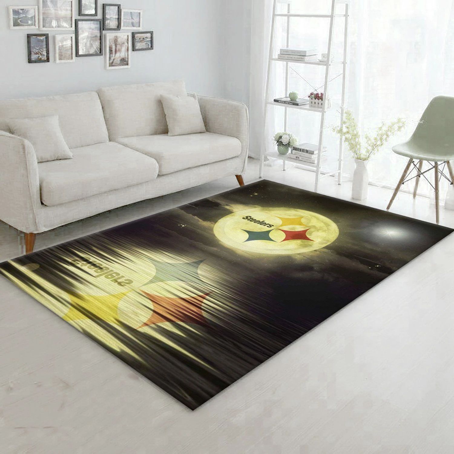 Pittsburgh Steelers 6 Nfl Area Rug Bedroom Rug Home US Decor - Indoor Outdoor Rugs