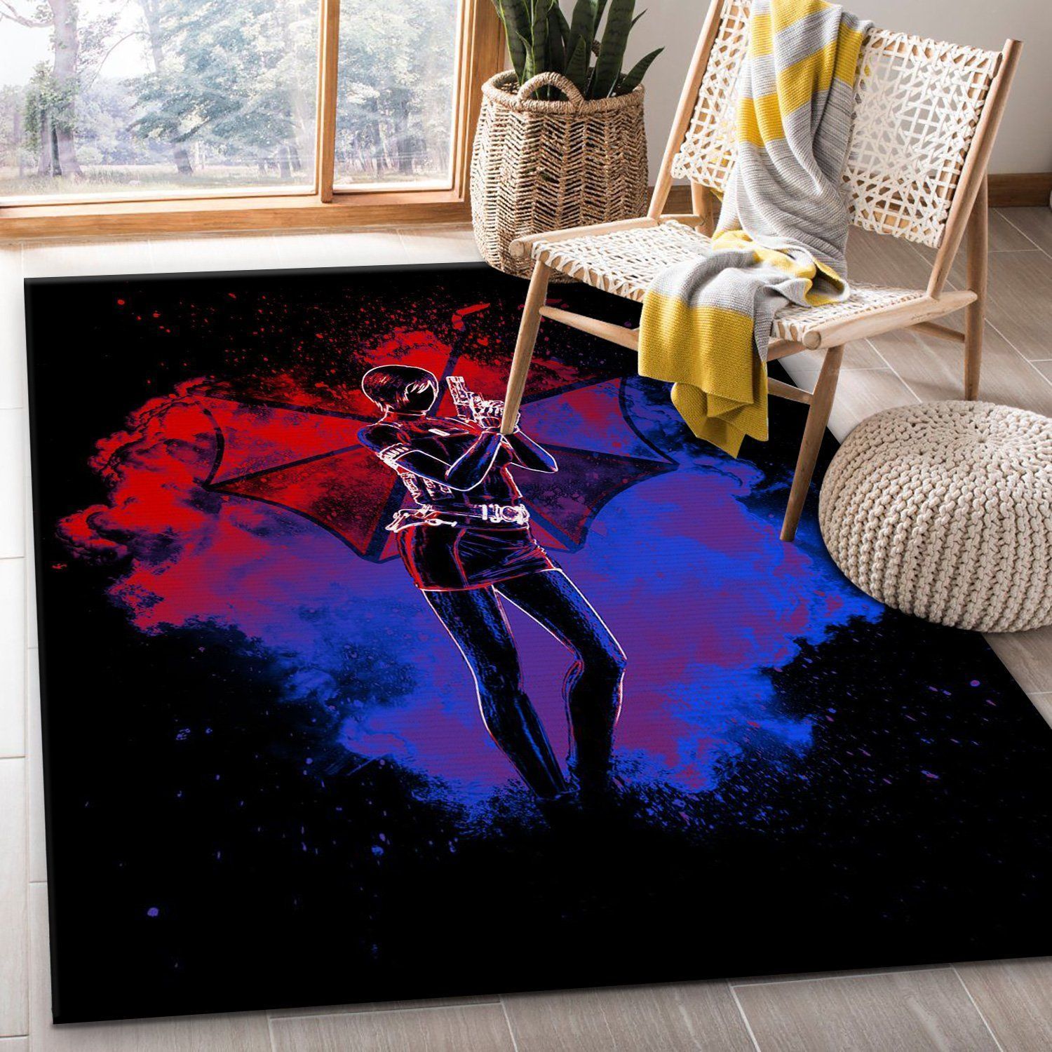 Soul Of Ada Manga Hero Area Rug, Living room and bedroom Rug, US Gift Decor - Indoor Outdoor Rugs