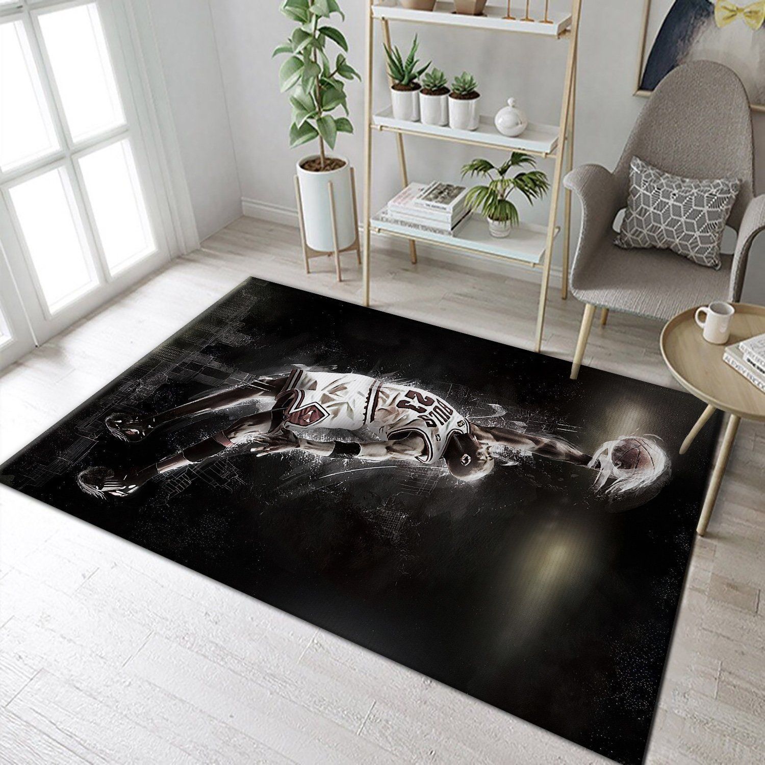 Michael Jordan Legend NBA Sport Area Rugs Living Room Carpet Floor Decor - Indoor Outdoor Rugs