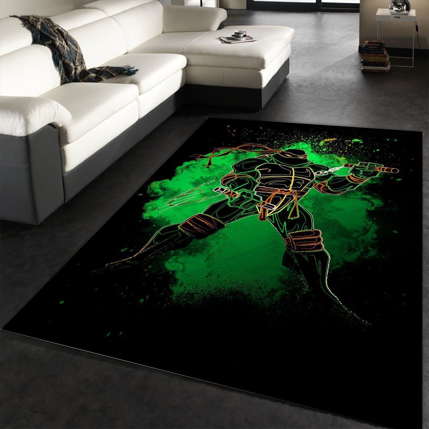 Soul Of The Orange Mutant Anime Hero Area Rug, Living room and bedroom Rug, Christmas Gift US Decor - Indoor Outdoor Rugs