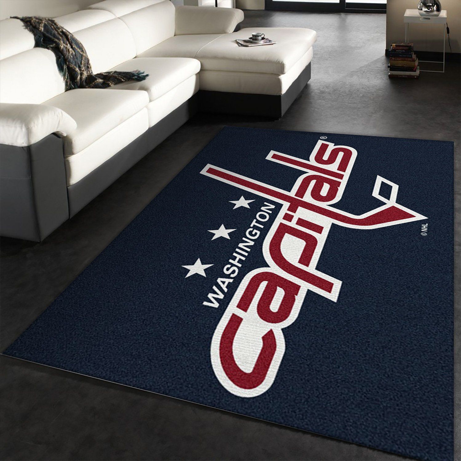 Nhl Spirit Capitals Area Rug, Bedroom Rug, Christmas Gift US Decor - Indoor Outdoor Rugs