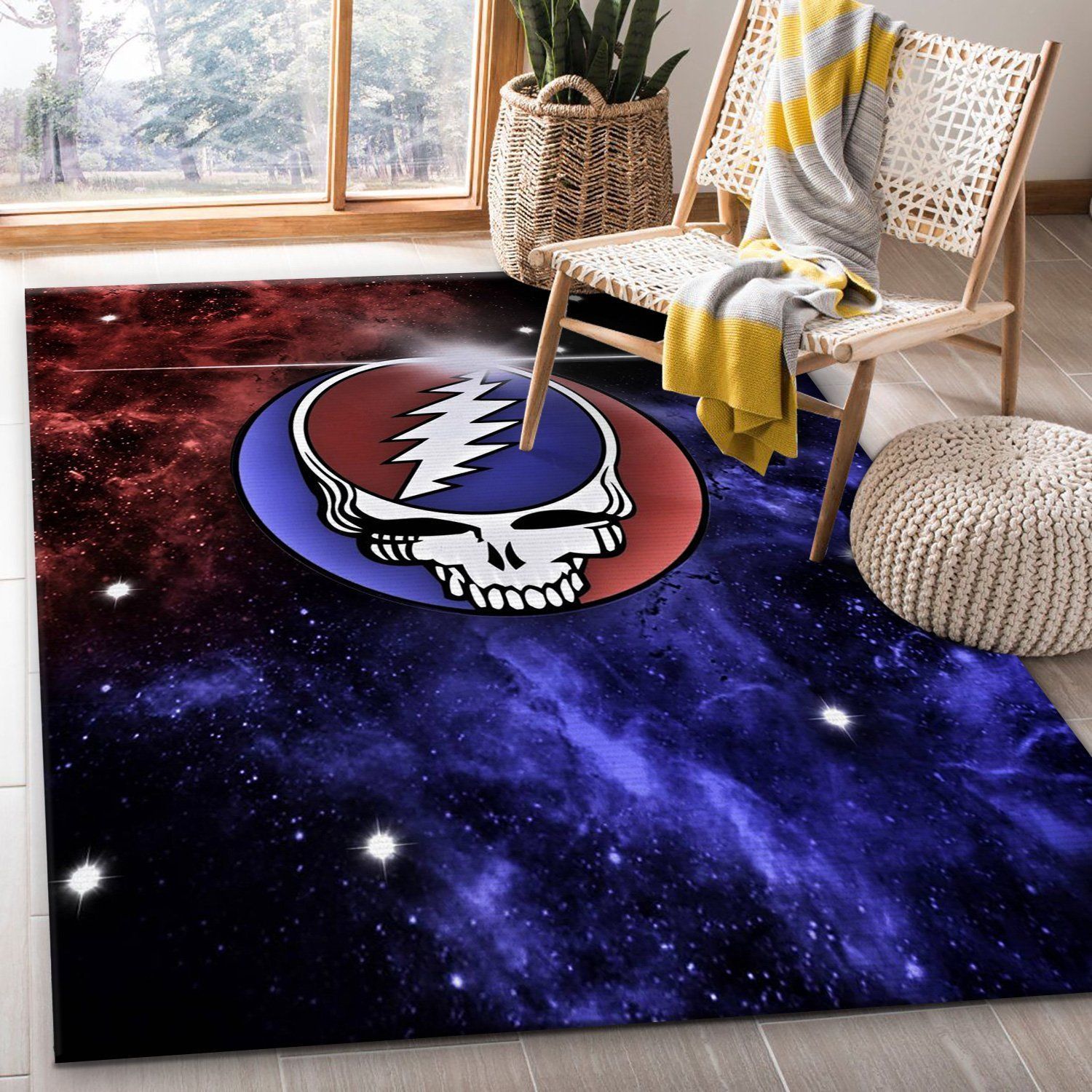 Grateful Dead Area Rug For Christmas Bedroom Rug Home US Decor - Indoor Outdoor Rugs